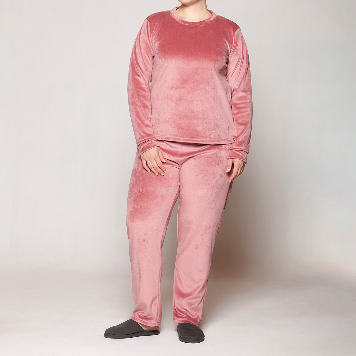 Monarch - Pijama Mujer Plush Cuello Redondo