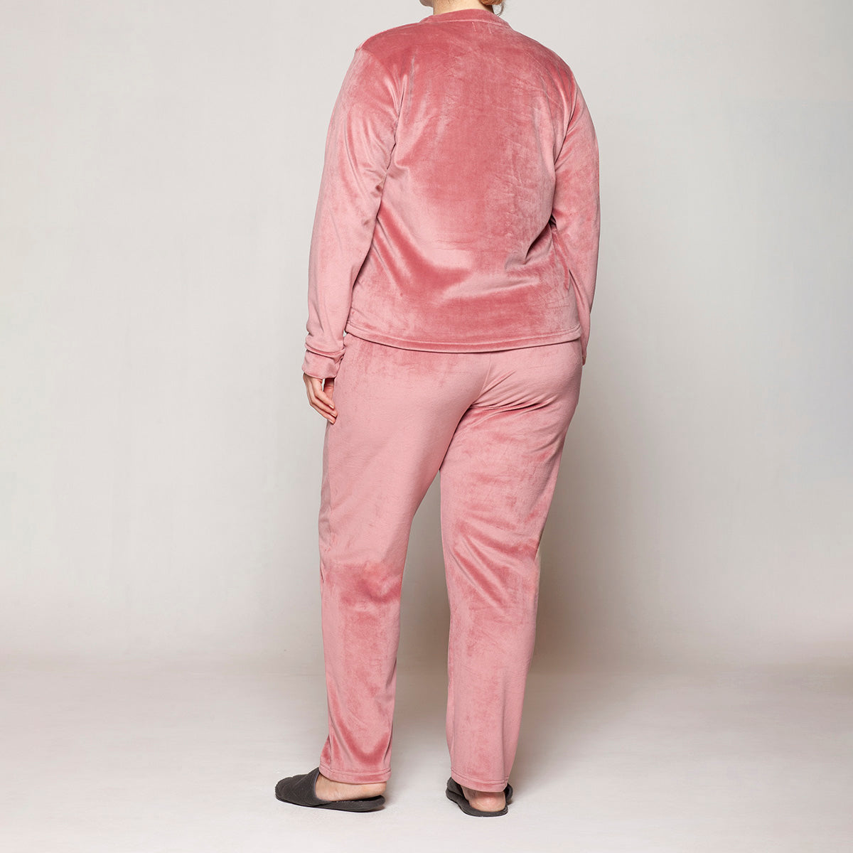 Monarch - Pijama Mujer Plush Cuello Redondo