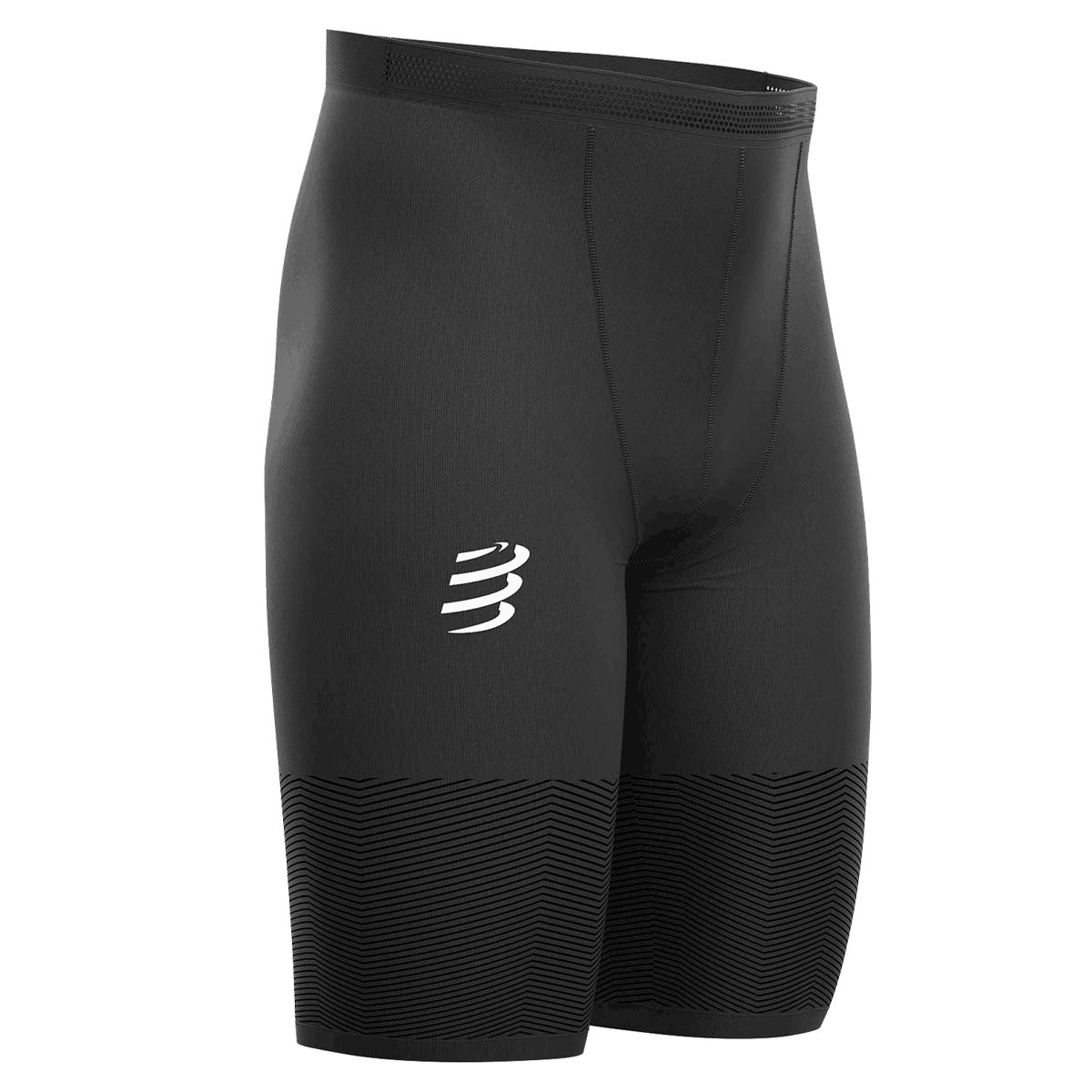 Compressport - Short Hombre Run Under Control Black