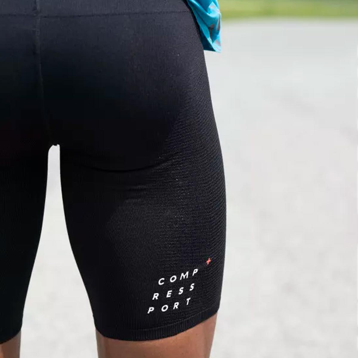 Compressport - Short Hombre Run Under Control Black