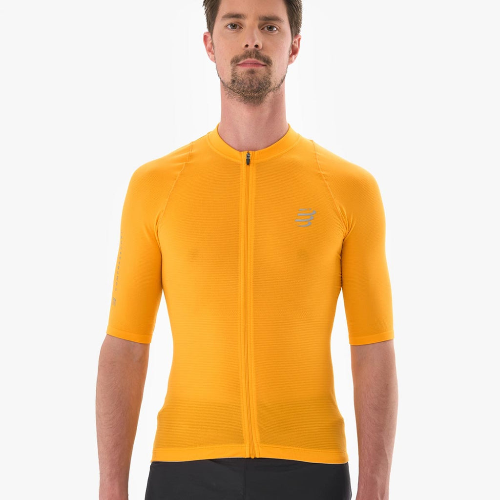 Compressport - Polera Trail Racing Postural SS Naranja