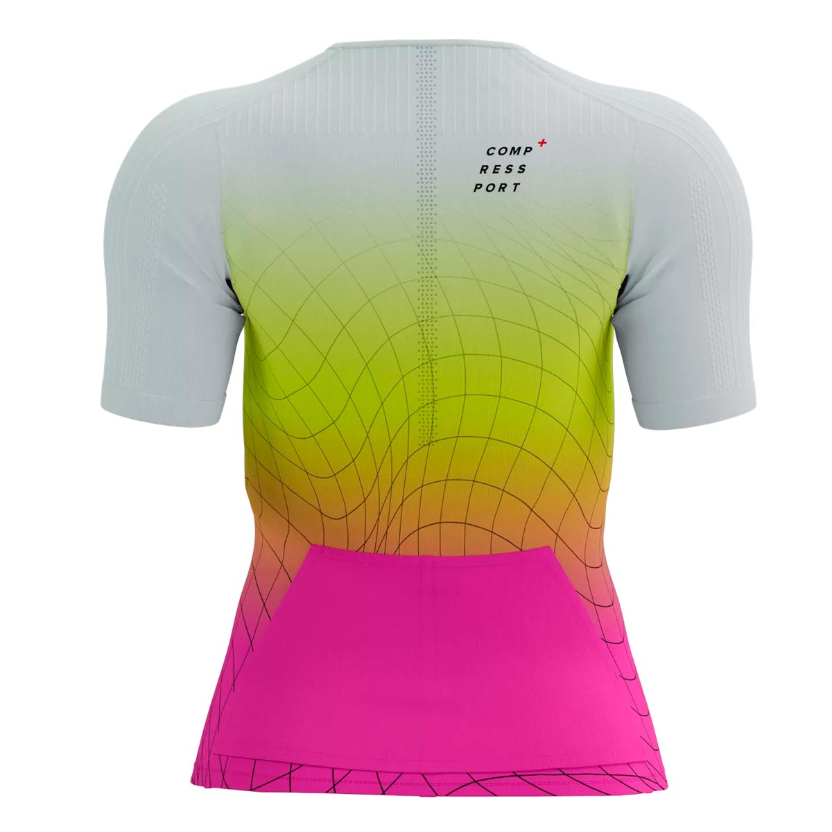 Compressport - Polera Triatrlón Mujer Postural Aero Blanco