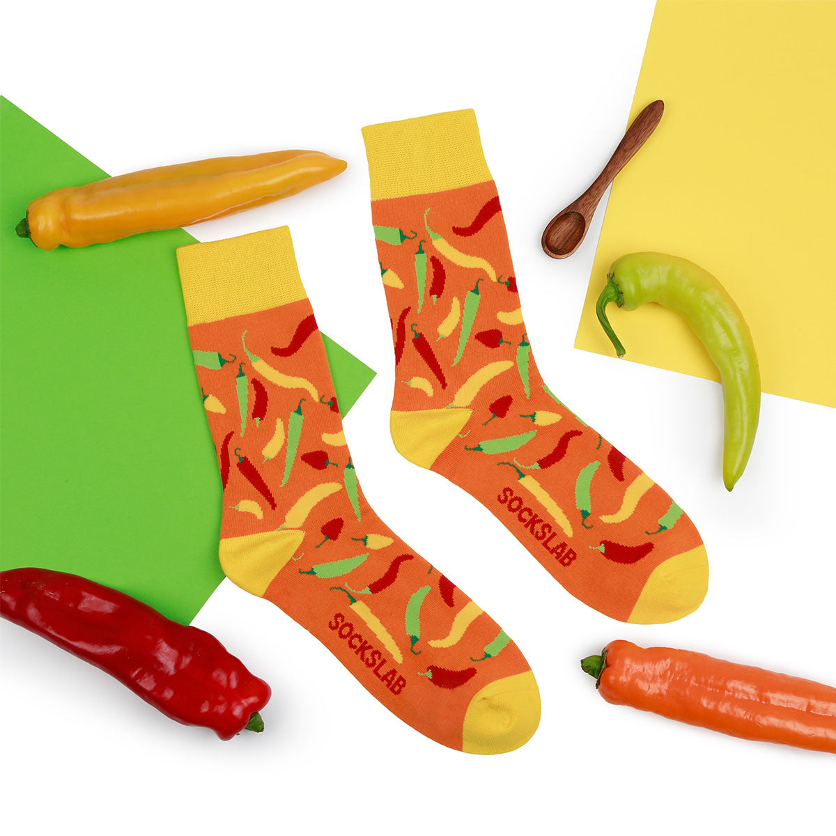 Socks Lab - Calcetín Algodón Peinado Ají