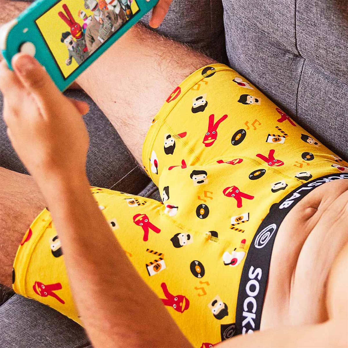 Socks Lab - 2 Unidades Bóxer Diseño 31 Minutos