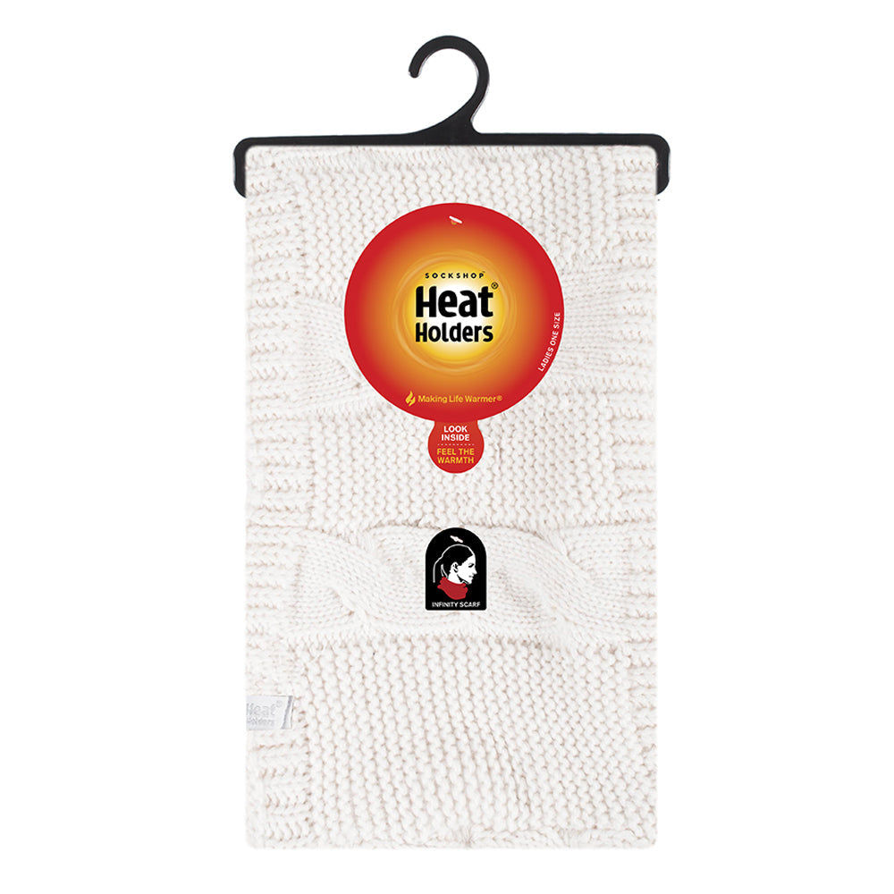 Heat Holders - Bufanda Infinity Crema