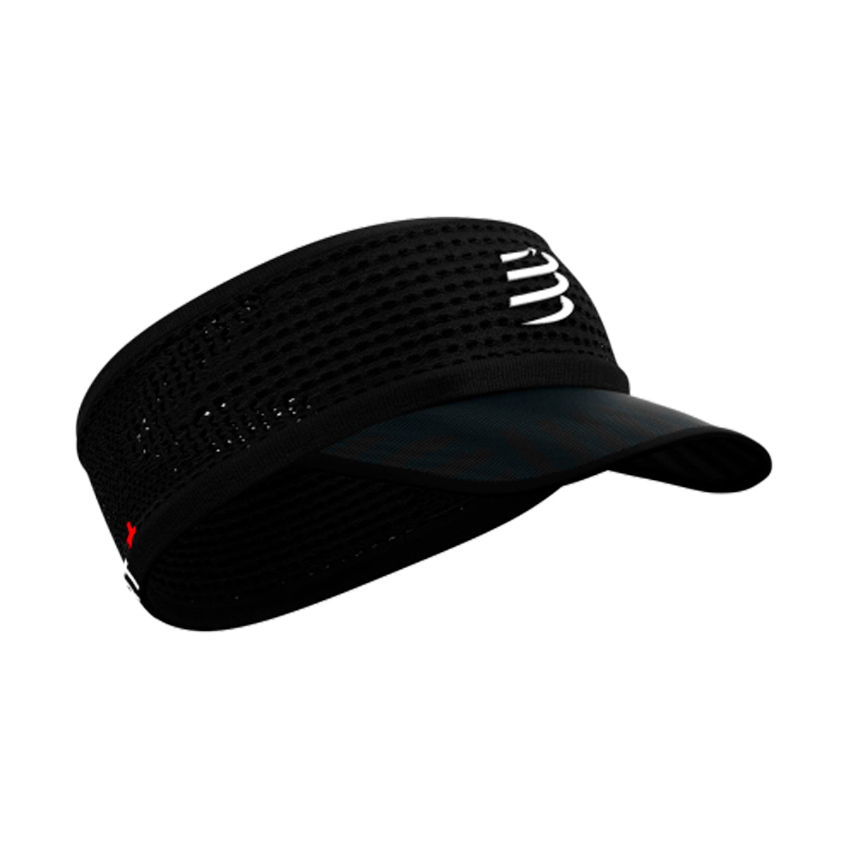 Compressport - Visera Headband Spiderweb Negra