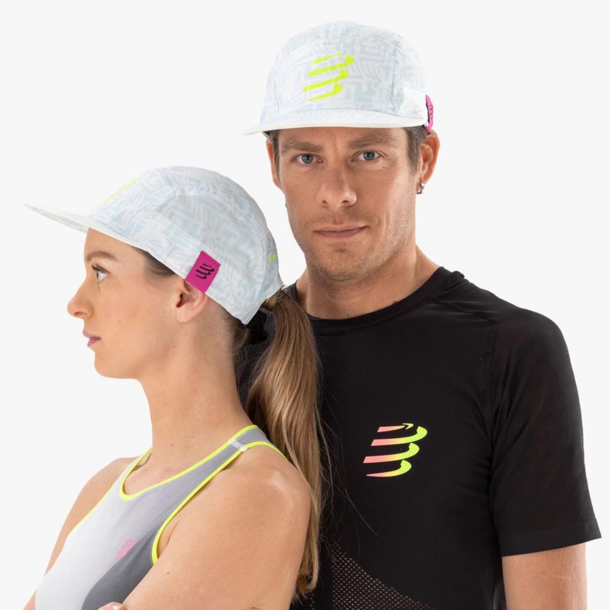Compressport - Jockey 5 Panel Light Blanco
