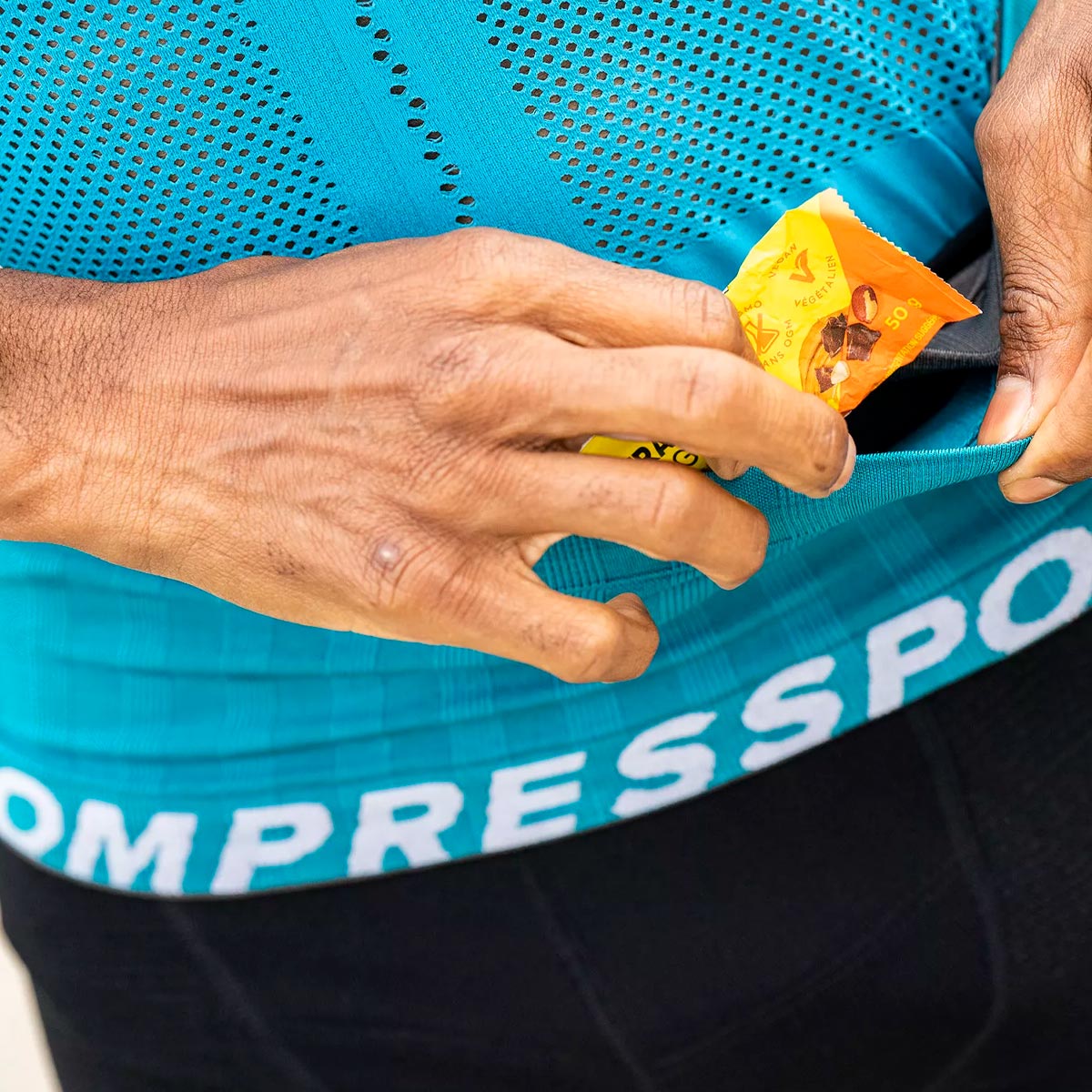 Compressport - Cinturón de Competencia Azul/Esmeralda