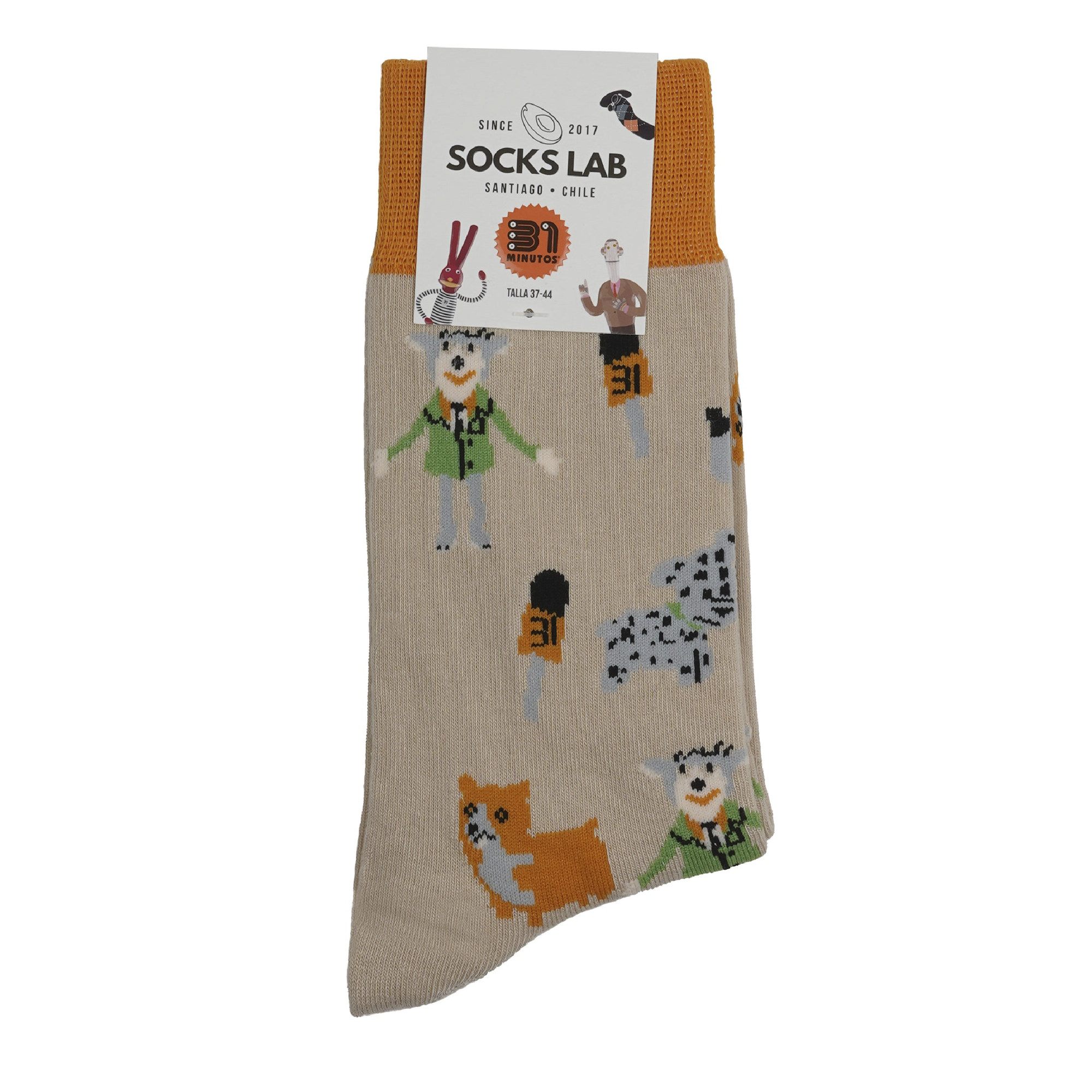 Socks Lab - Calcetín Algodón Peinado Mario Hugo