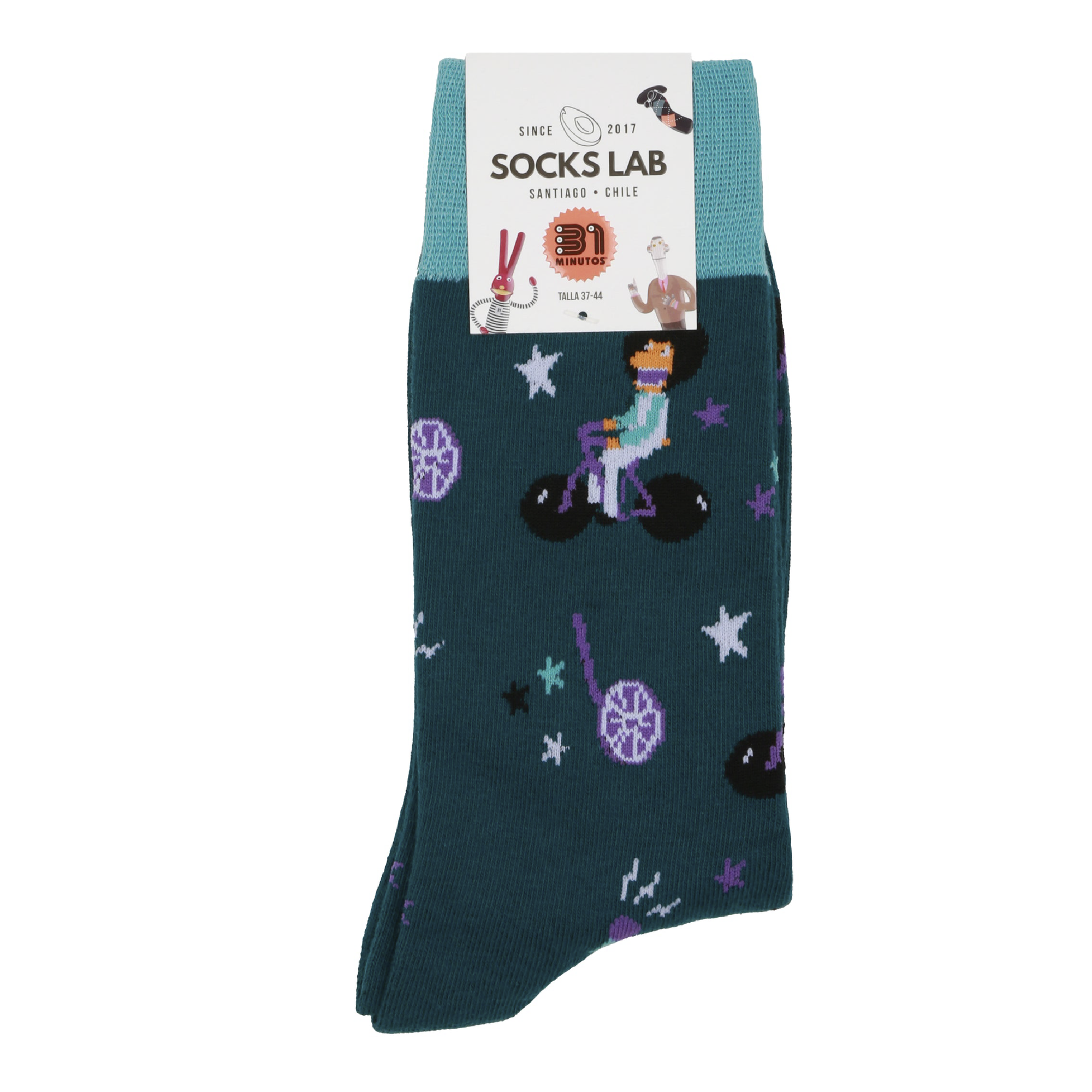 Socks Lab - Calcetín Algodón Peinado Freddy Turbina