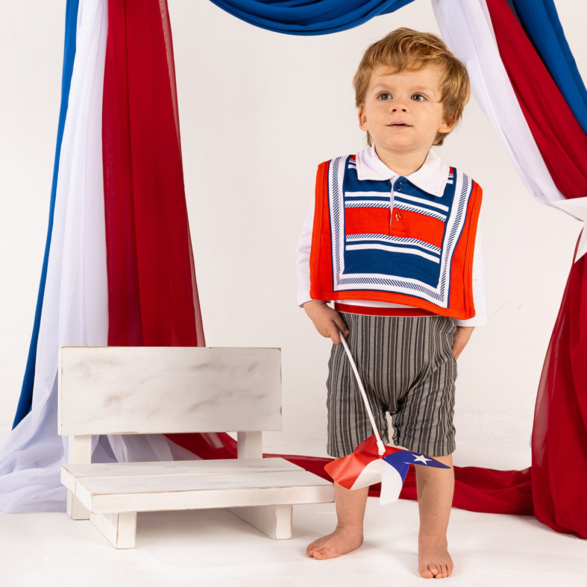 Bambino - Enterito Algodón Traje Típico Huasito