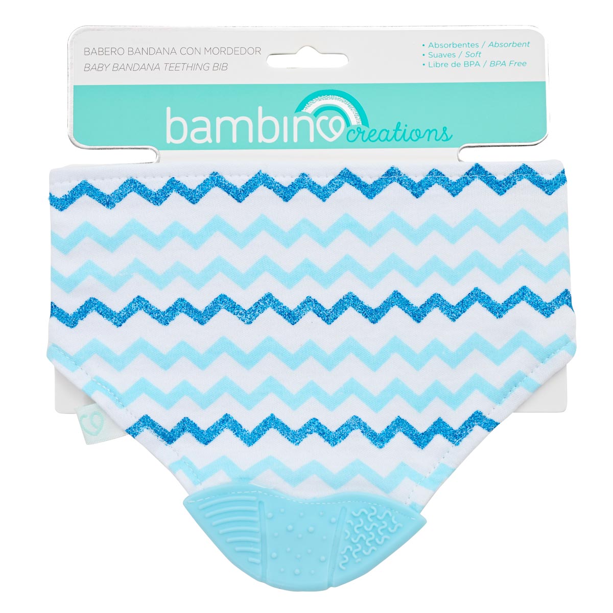 Bambino - Babero Bandana Con Mordedor
