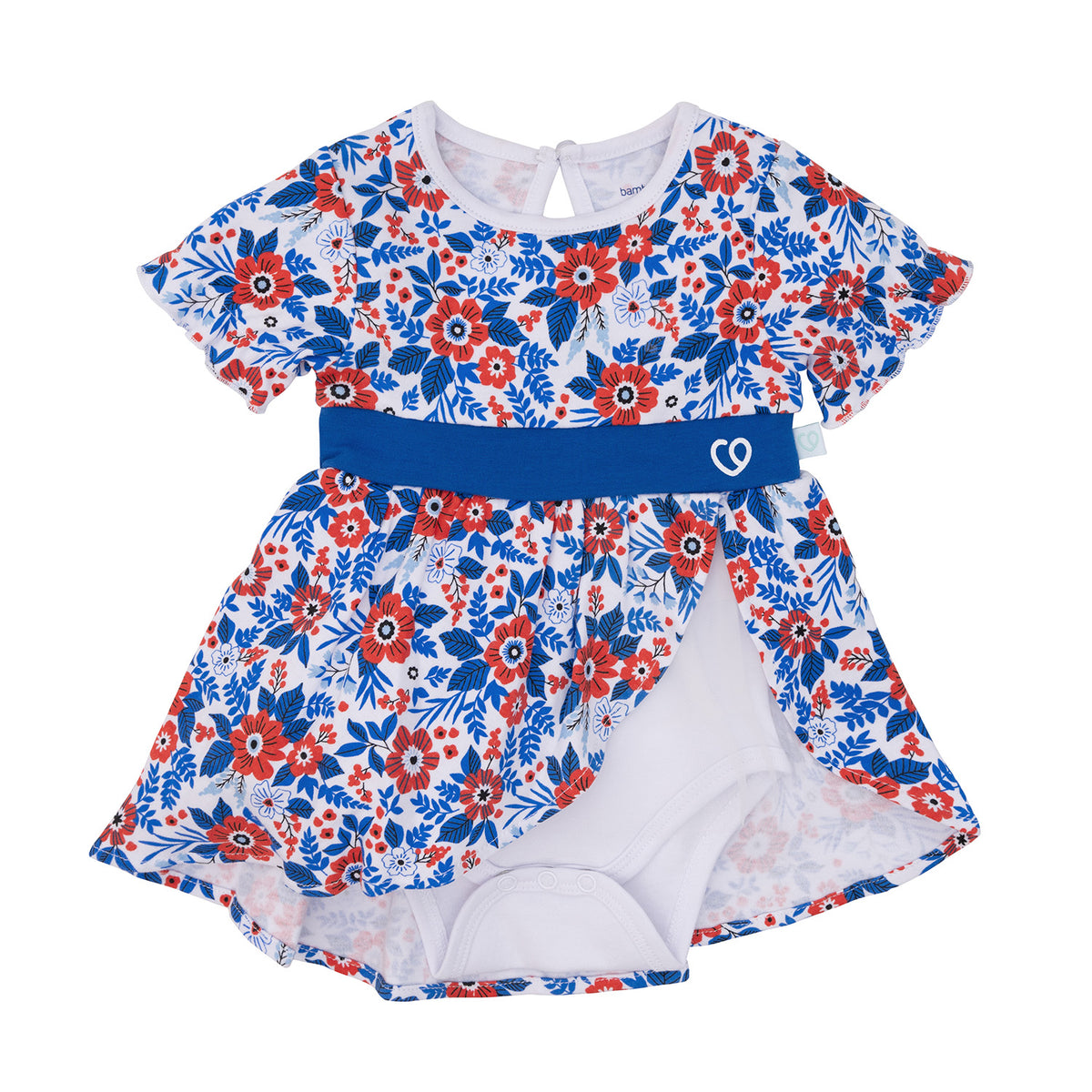 Bambino - Vestido Body Algodón Flor