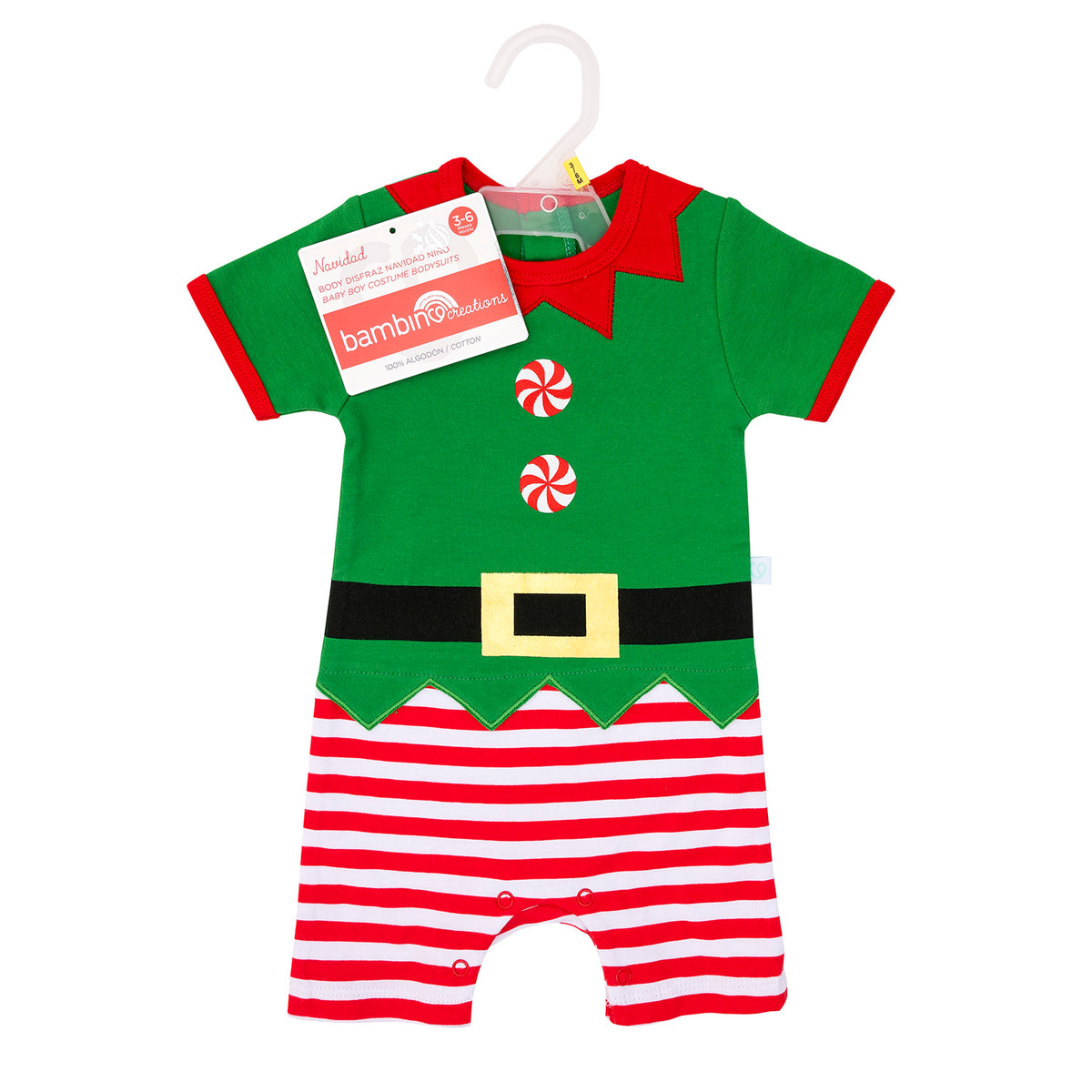 Bambino - Body Enterito Duende ¡Especial Navidad🎄🎅🏻!
