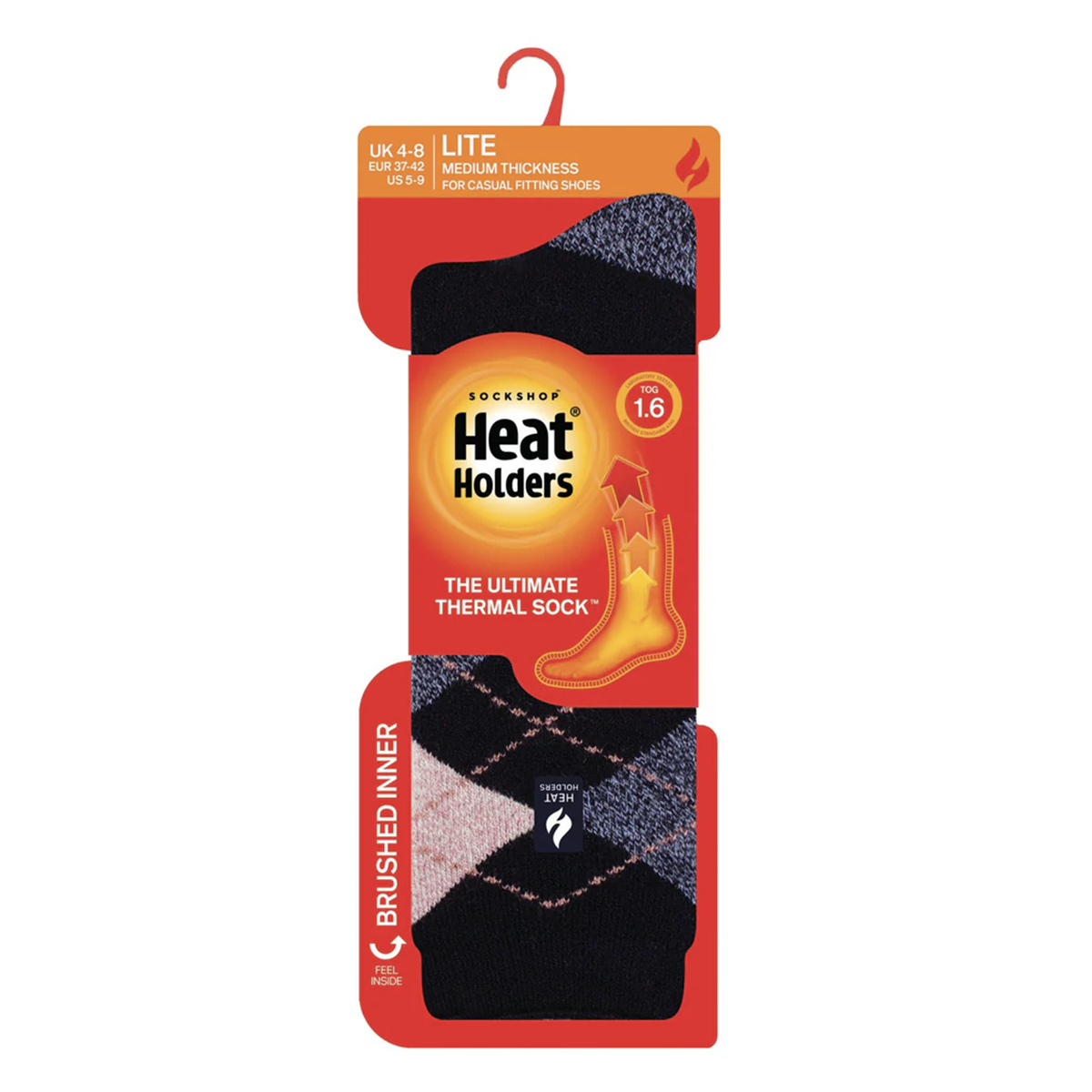 Heat Holders - Calcetín Lite Argyle-Cali