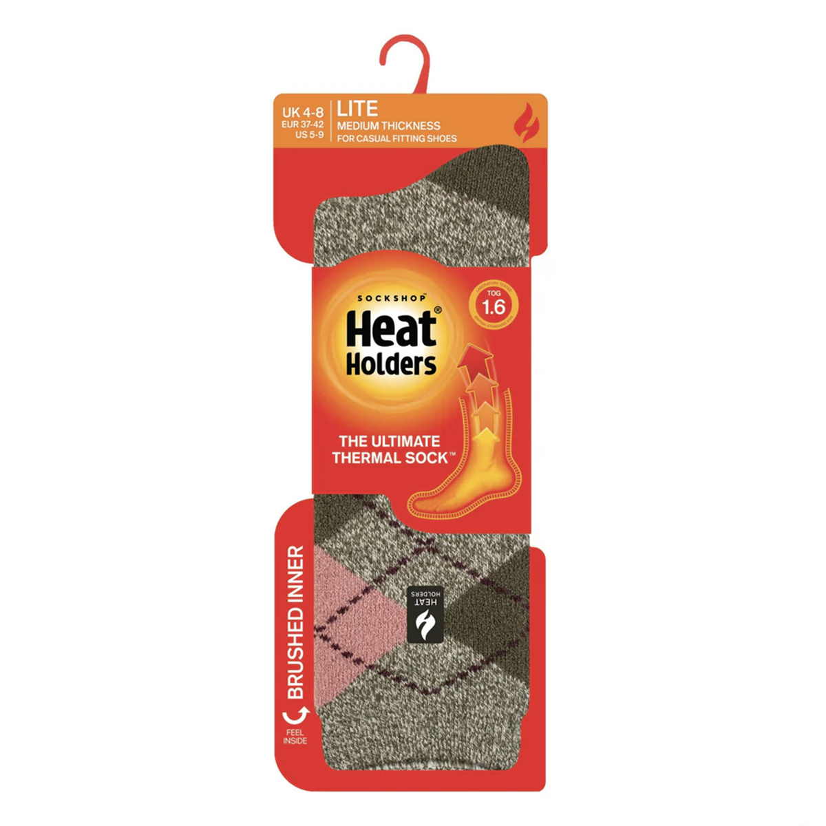 Heat Holders - Calcetín Lite Argyle-Cali