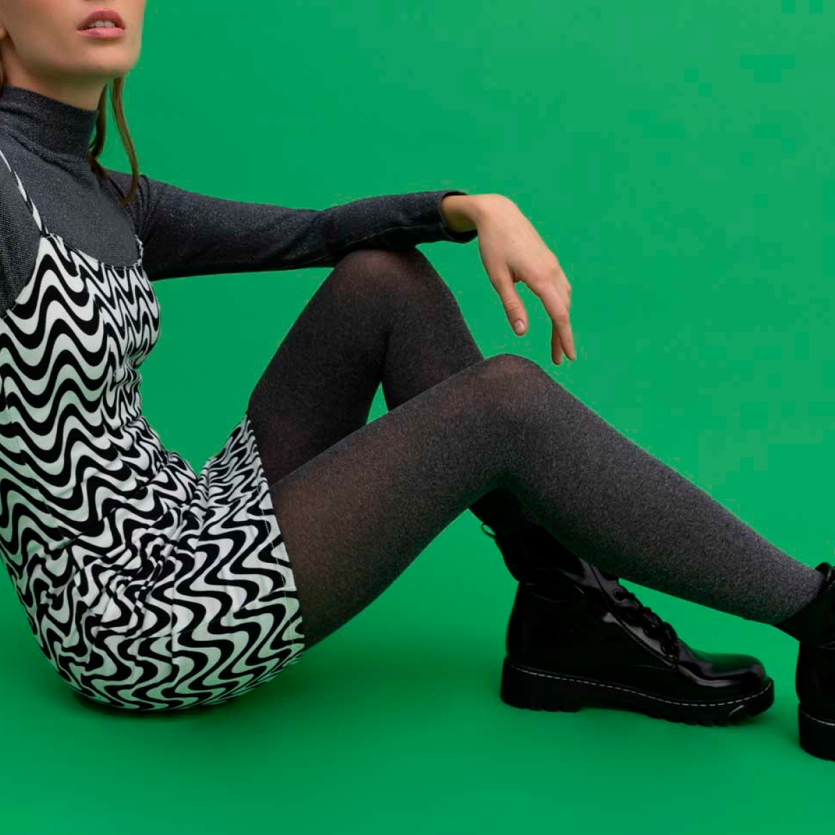 Monarch - Panty Opaca Marengo Melange