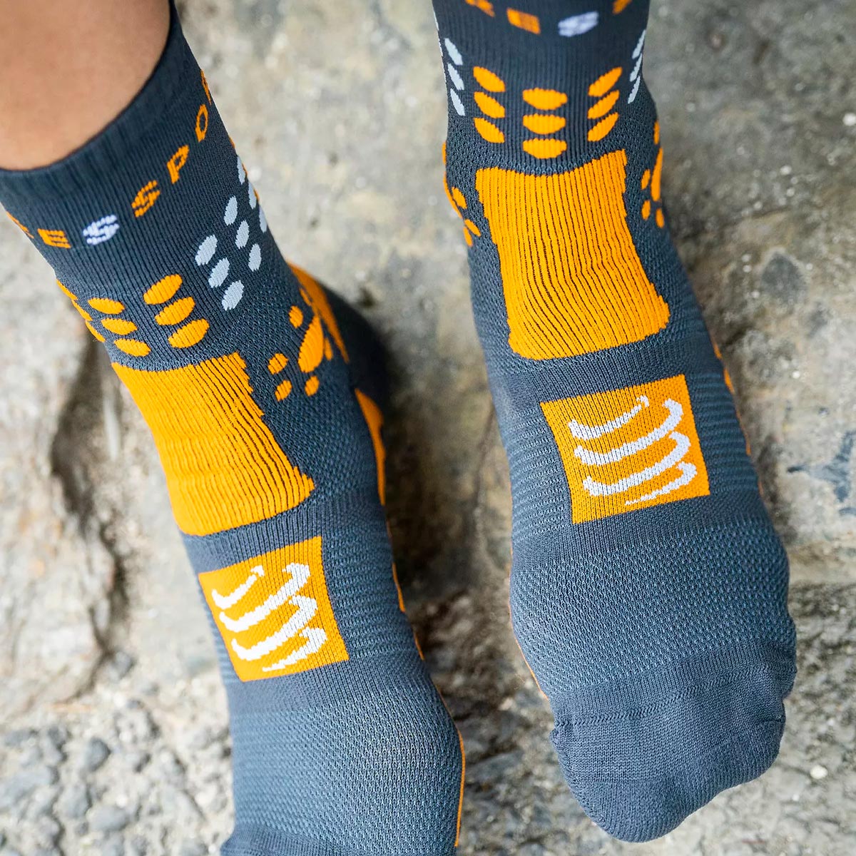 Compressport - Calcetín Trekking Grey