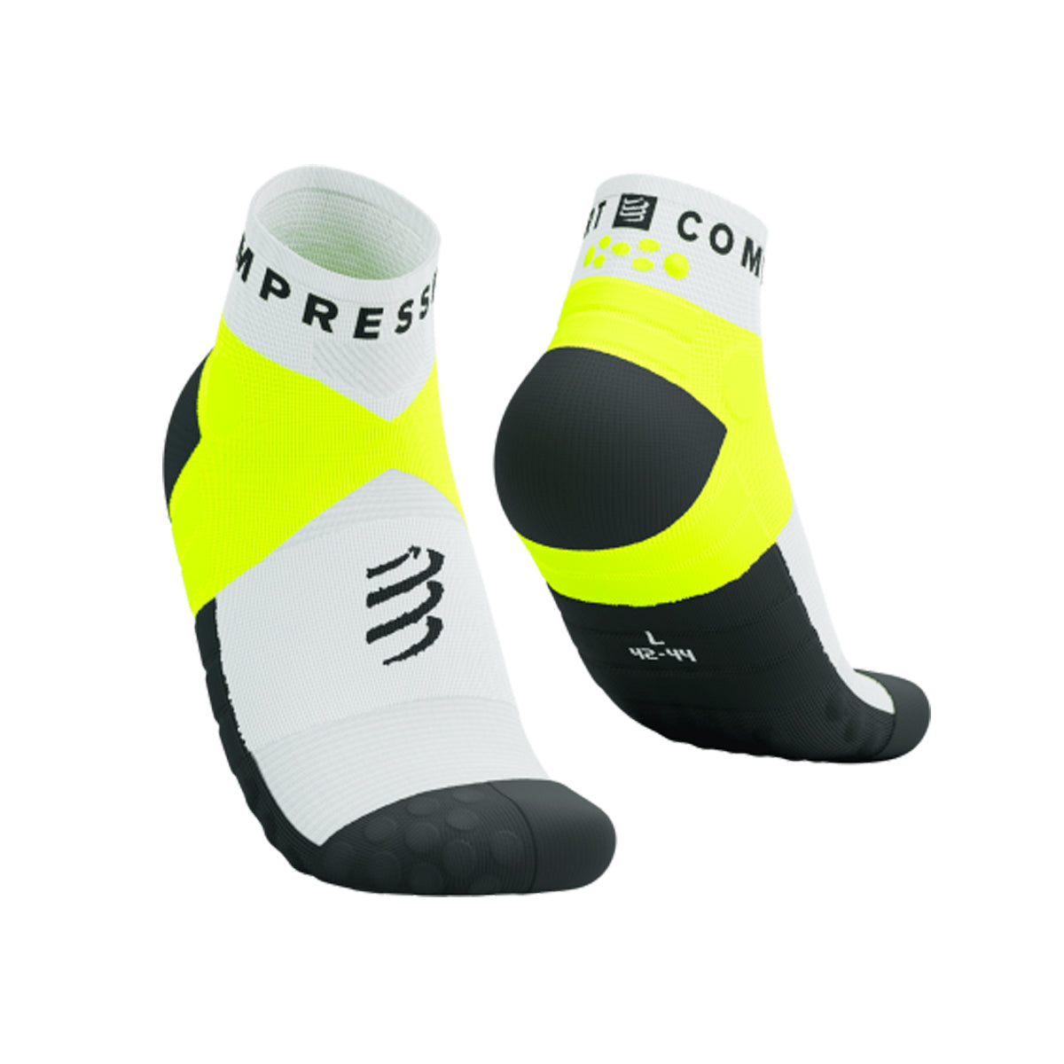Compressport - Calcetín Ultra Trail Low Amarillo