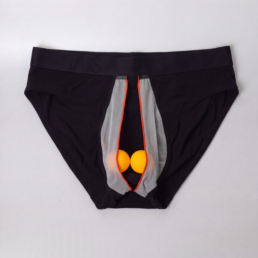 Tais - 2 Unidades Slip Cotton Spandex Negro Happy Boolls