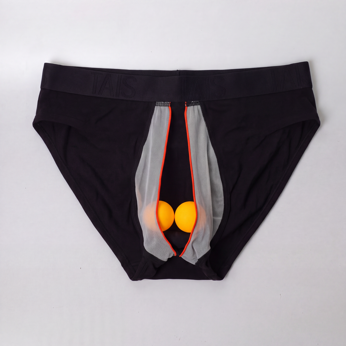Tais - 2 Unidades Slip Cotton Spandex Negro Happy Boolls