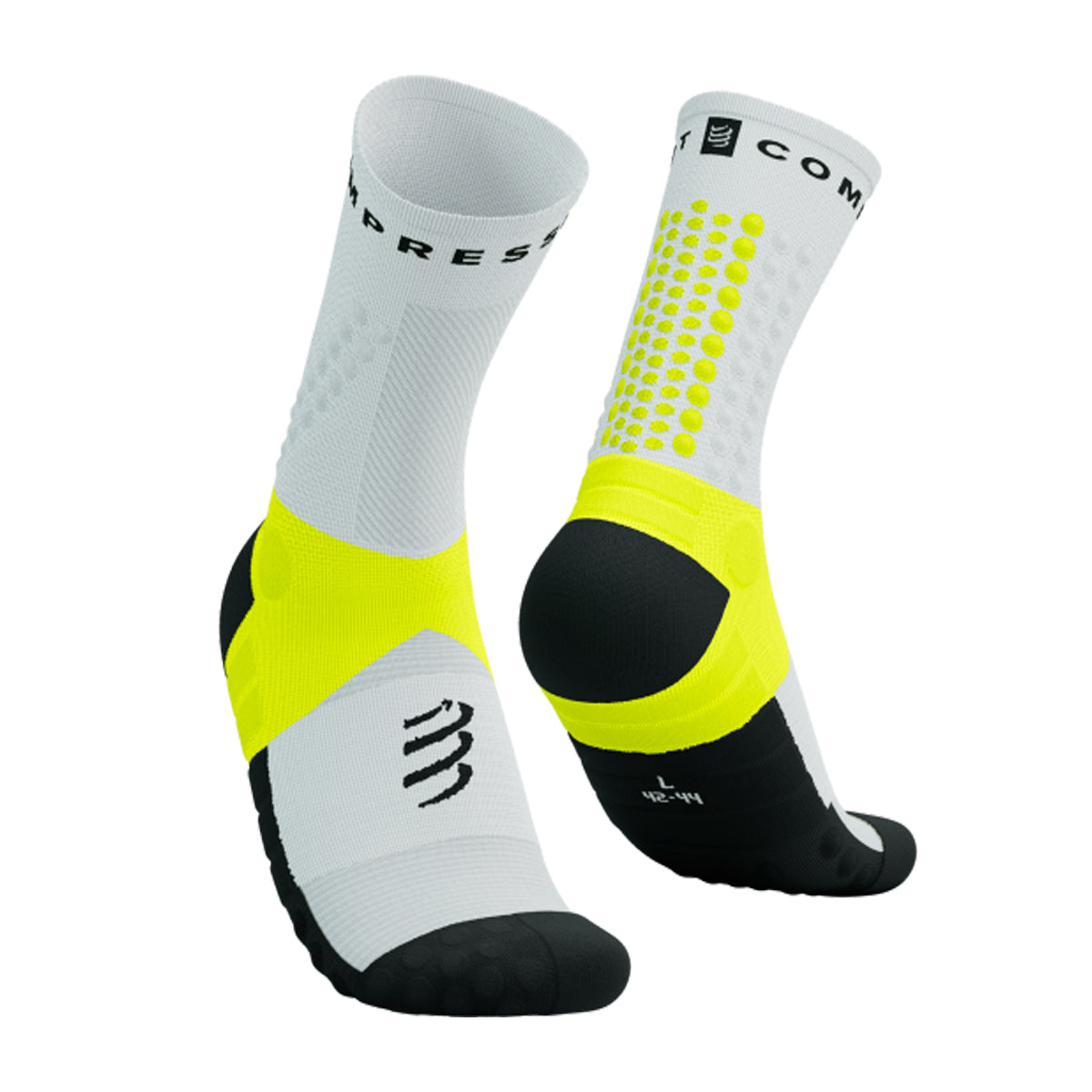 Compressport - Calcetín Ultra Trail V2.0 Blanco