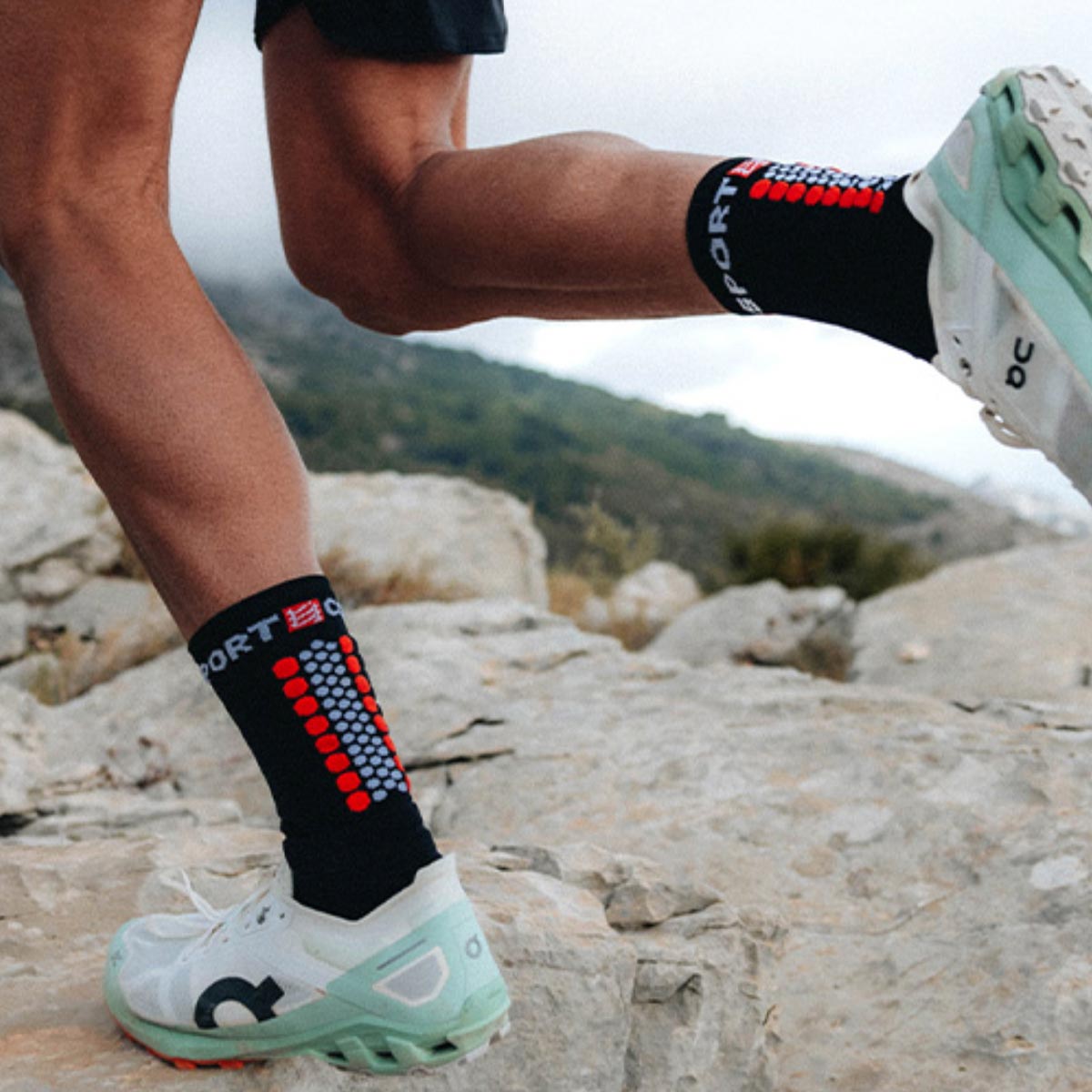 Compressport - Calcetín Ultra Trail V2.0 Negro