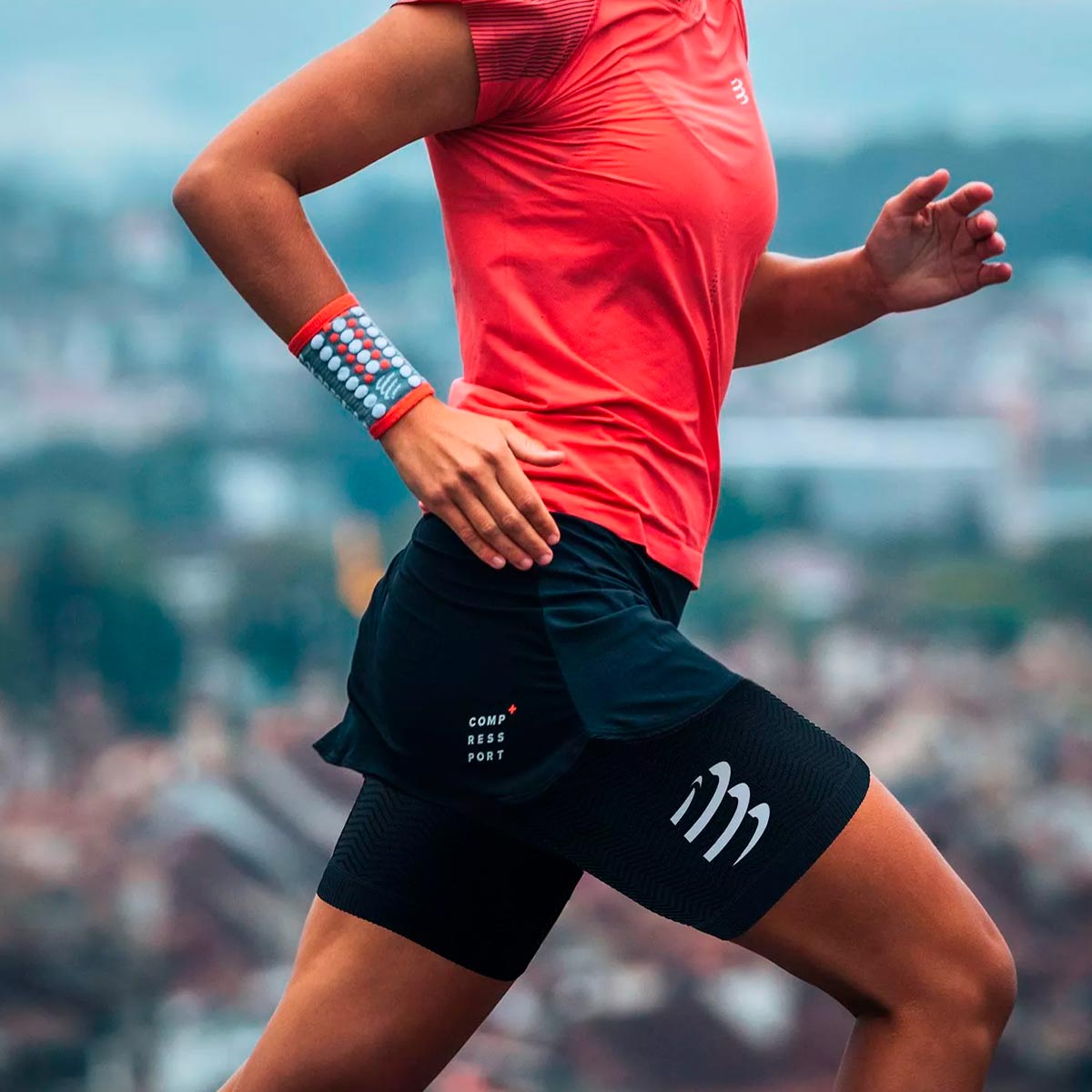 Compressport - Manga Compresión Cuádriceps Black