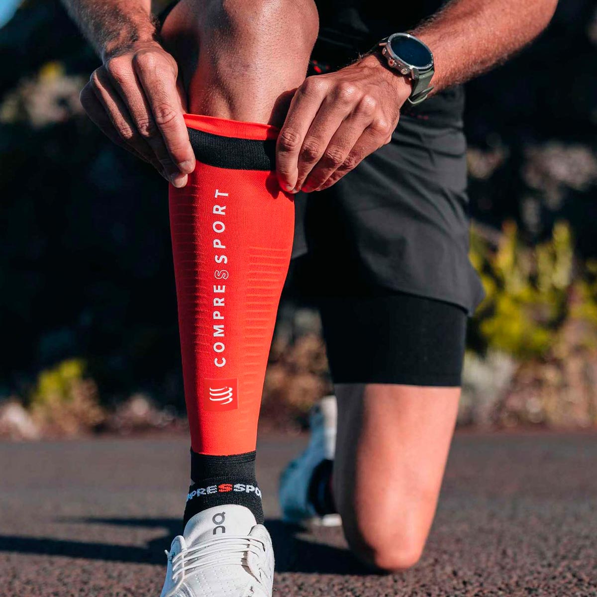 Compressport - Gemelera R2 3.0 Rojo