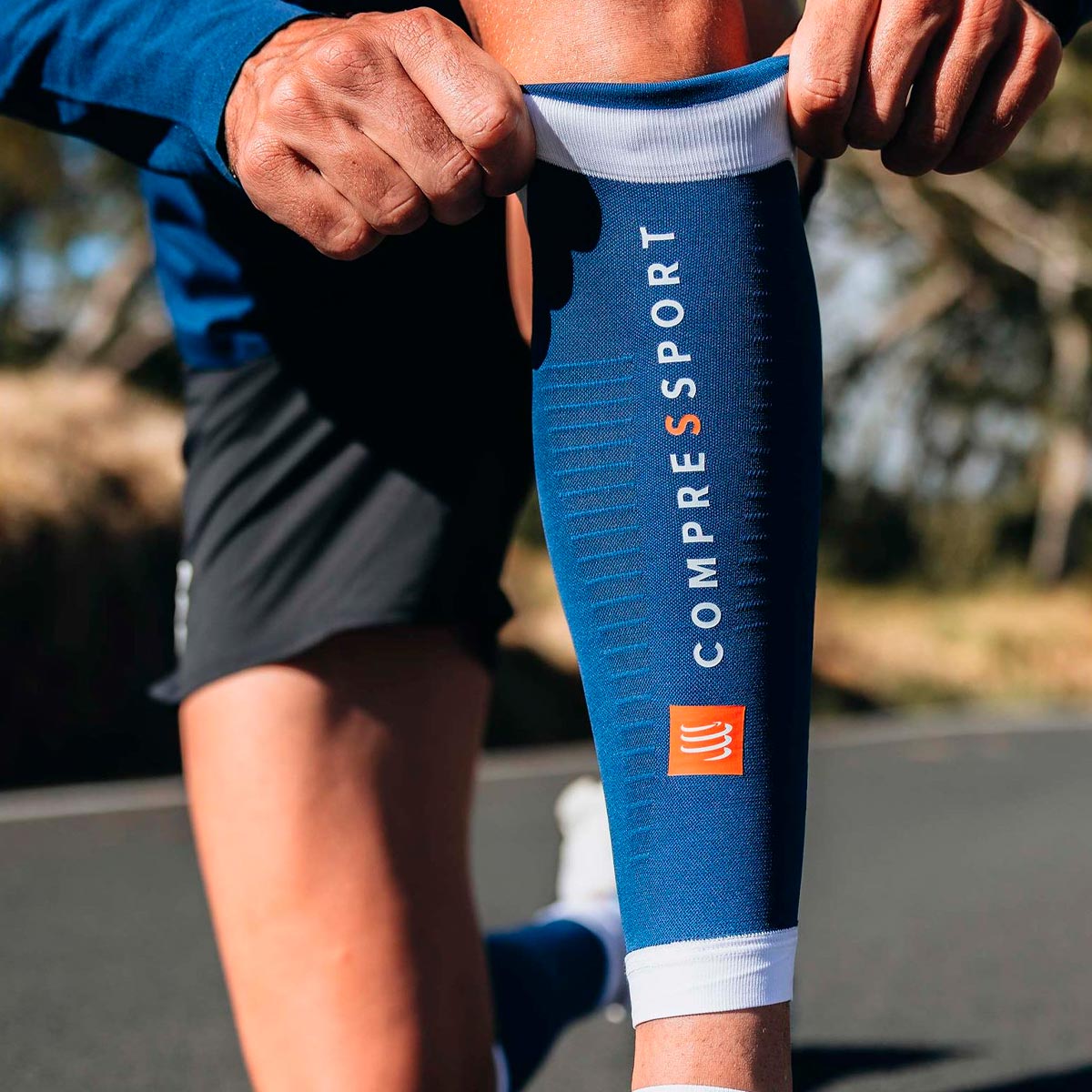 Compressport - Gemelera R2 3.0 Azul