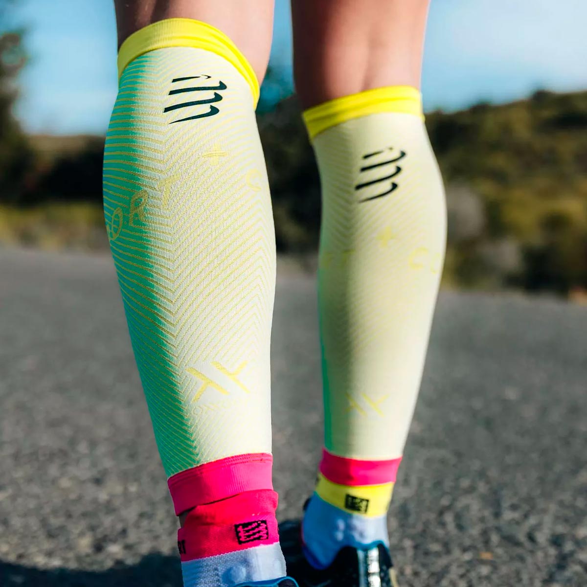Compressport - Gemelera R2 Oxygen Amarillo