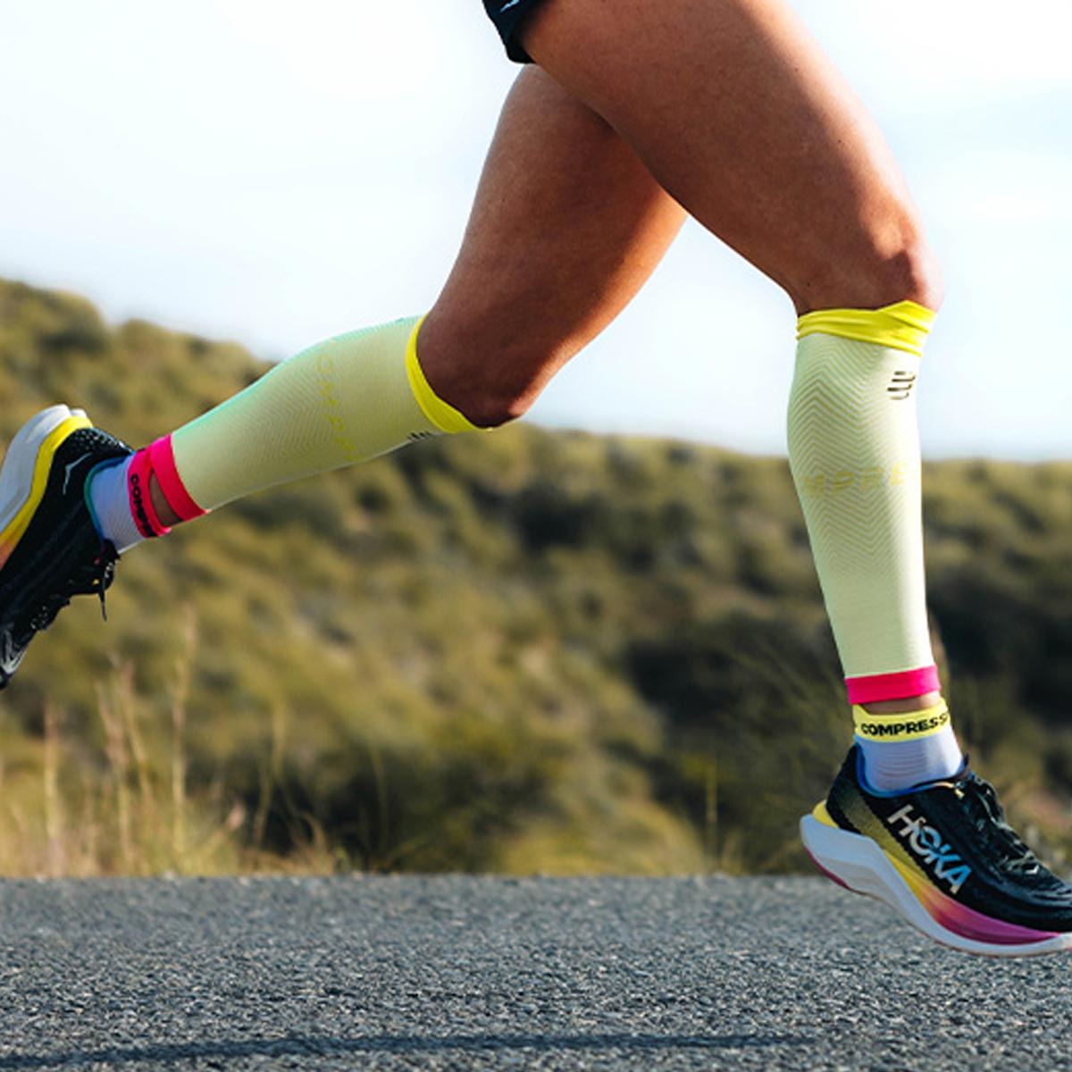 Compressport - Gemelera R2 Oxygen Amarillo