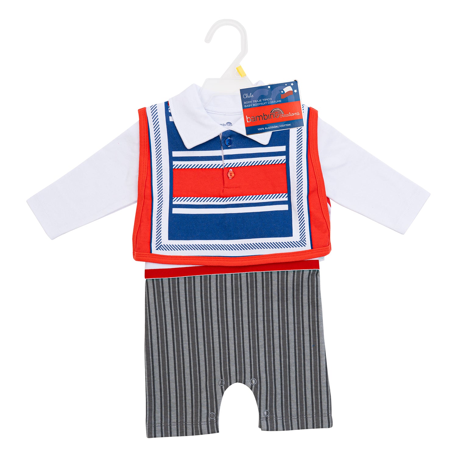 Bambino - Enterito Algodón Traje Típico Huasito