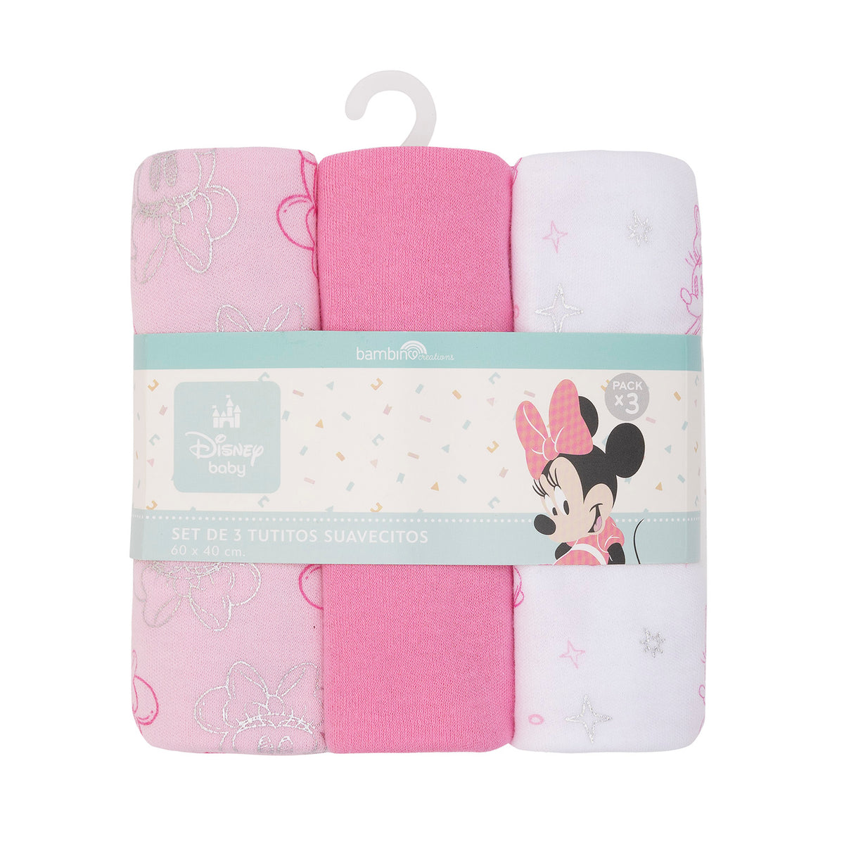 Bambino - Set 3 Tutitos Suavecitos Minnie