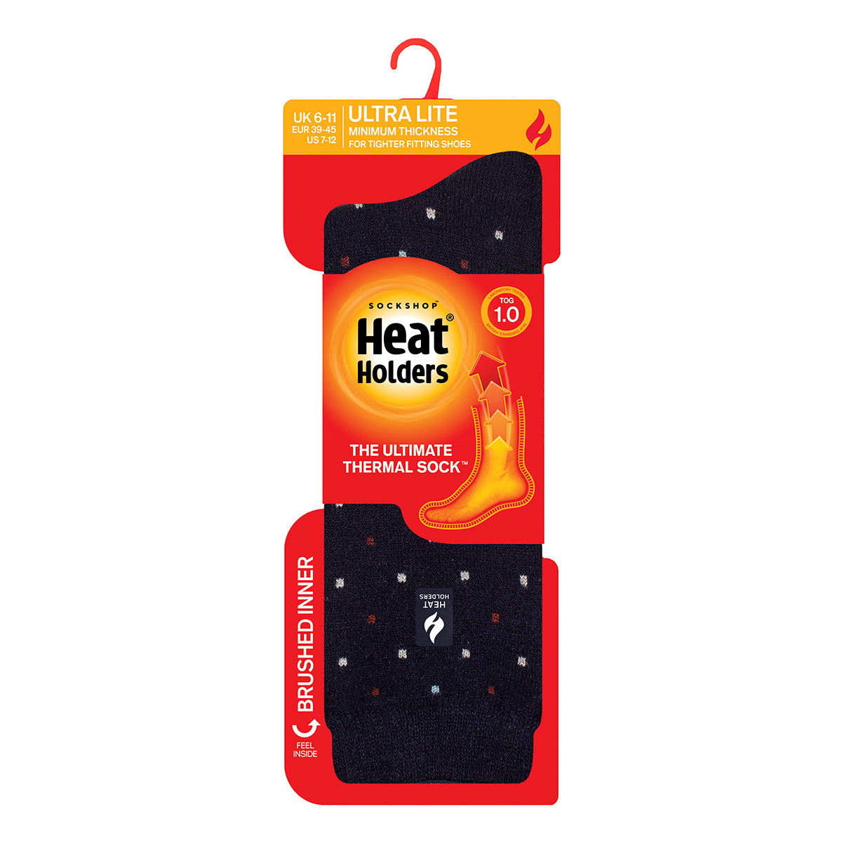 Heat Holders - Calcetín Ultra Lite Micro Square
