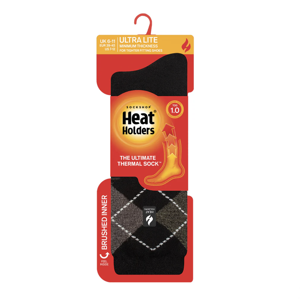 Heat Holders - Calcetín Ultra Lite Wicklam Argyle