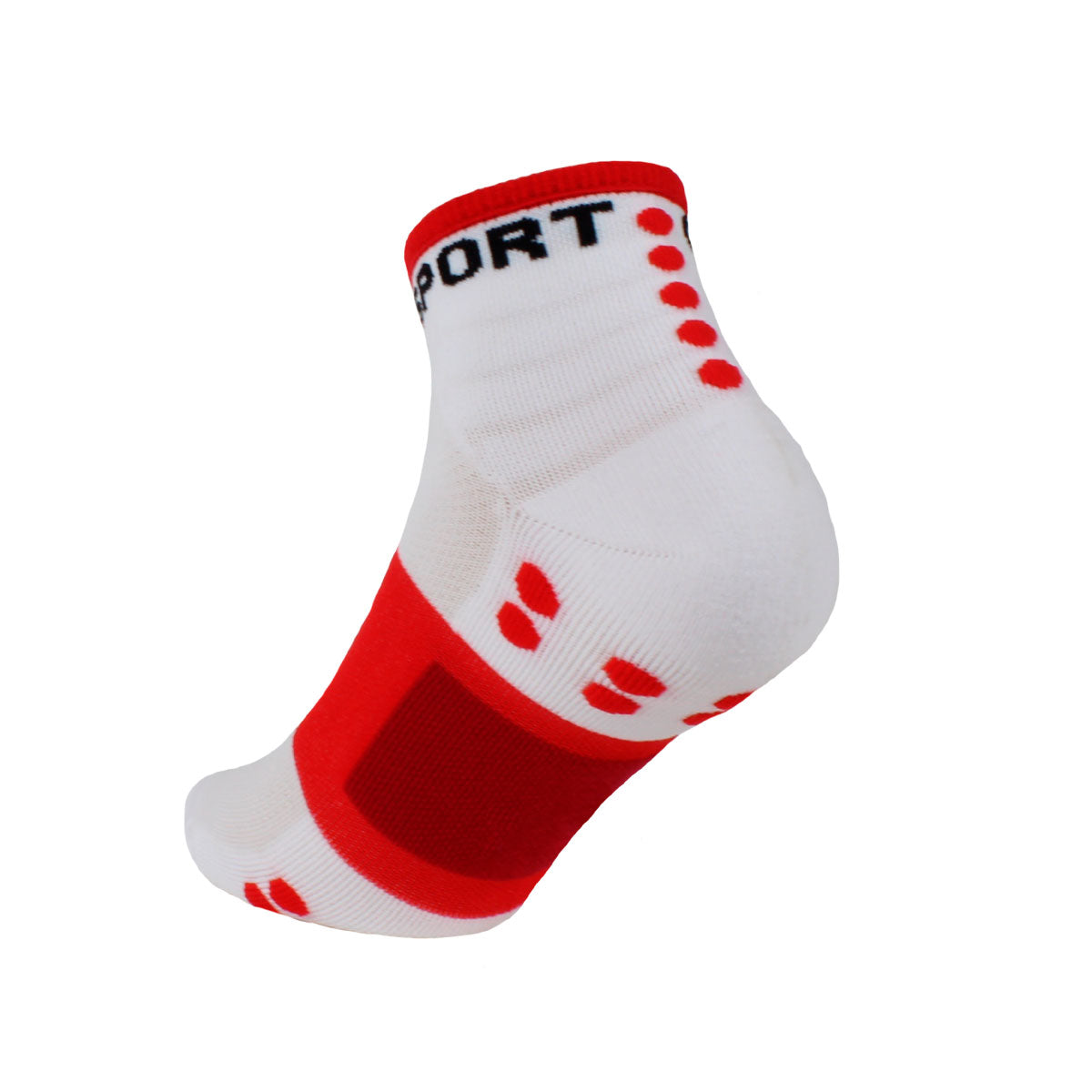 Compressport - 2 Pares Training Socks Blanco