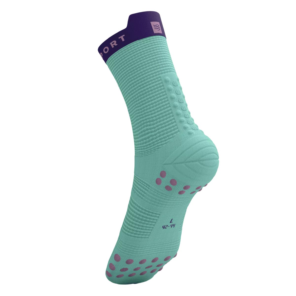 Compressport - Calcetín Pro Racing v4.0 Run High Celeste