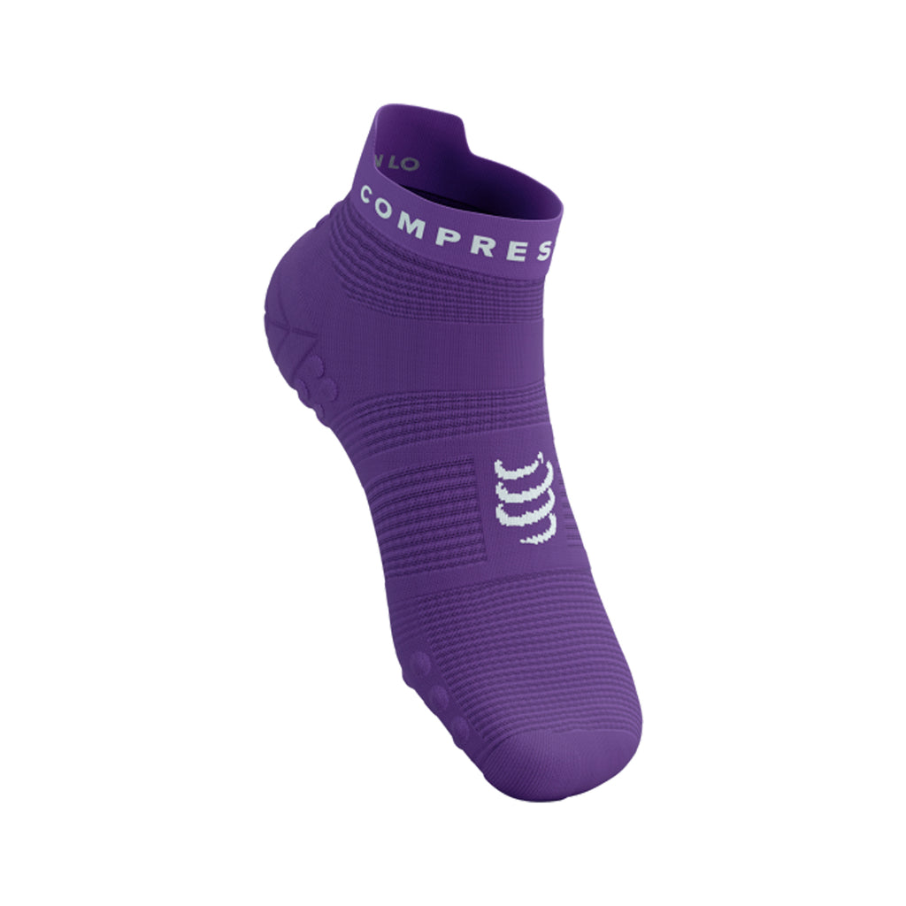 Compresport - Calcetín Pro Racing v4.0 Run Low Lila