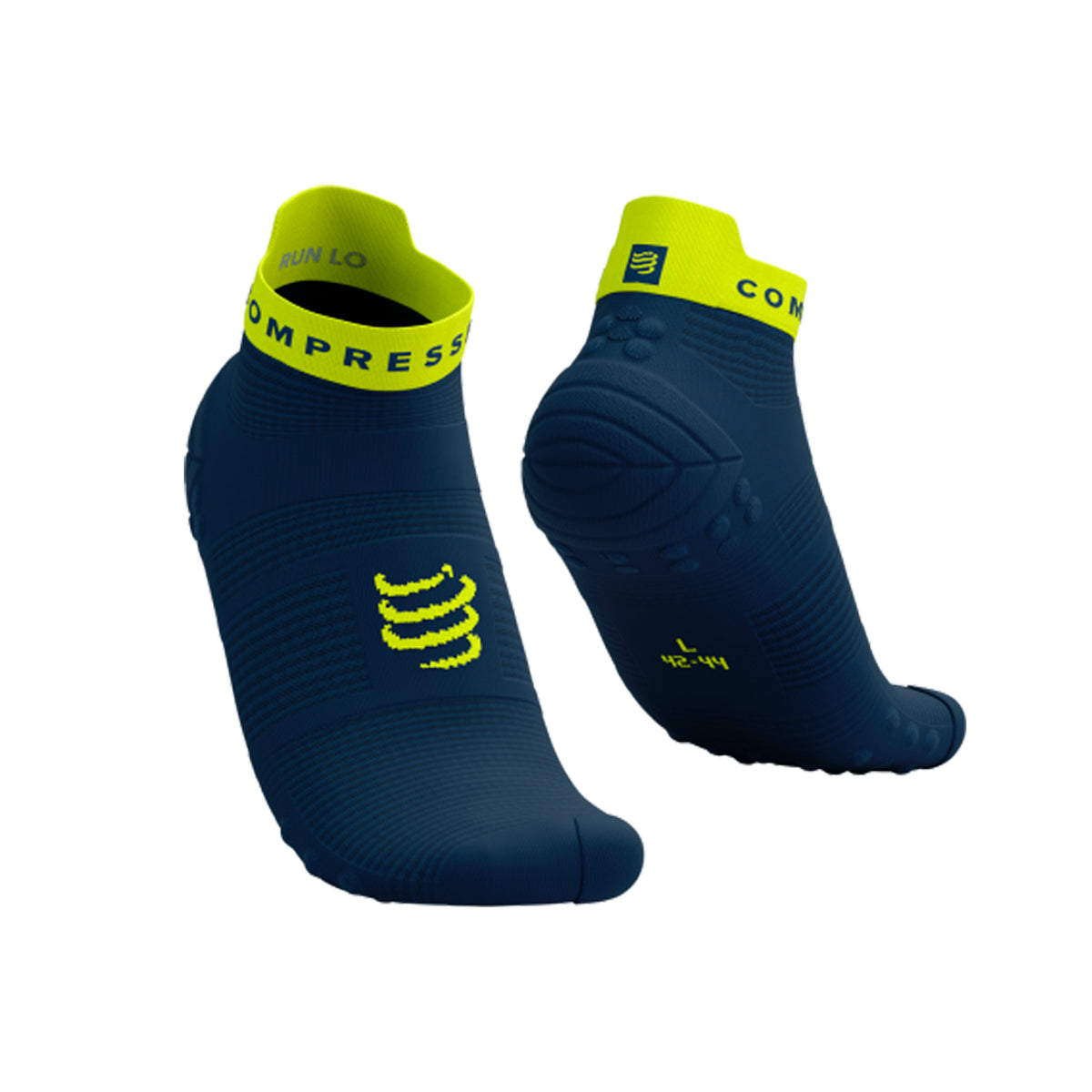 Compressport - Calcetín Pro Racing v4.0 Run Low Blue