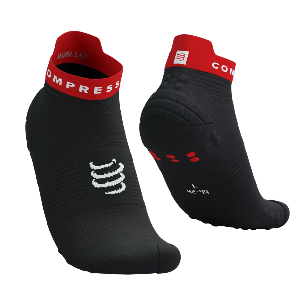 Compressport - Calcetín Pro Racing v4.0 Run Low Black