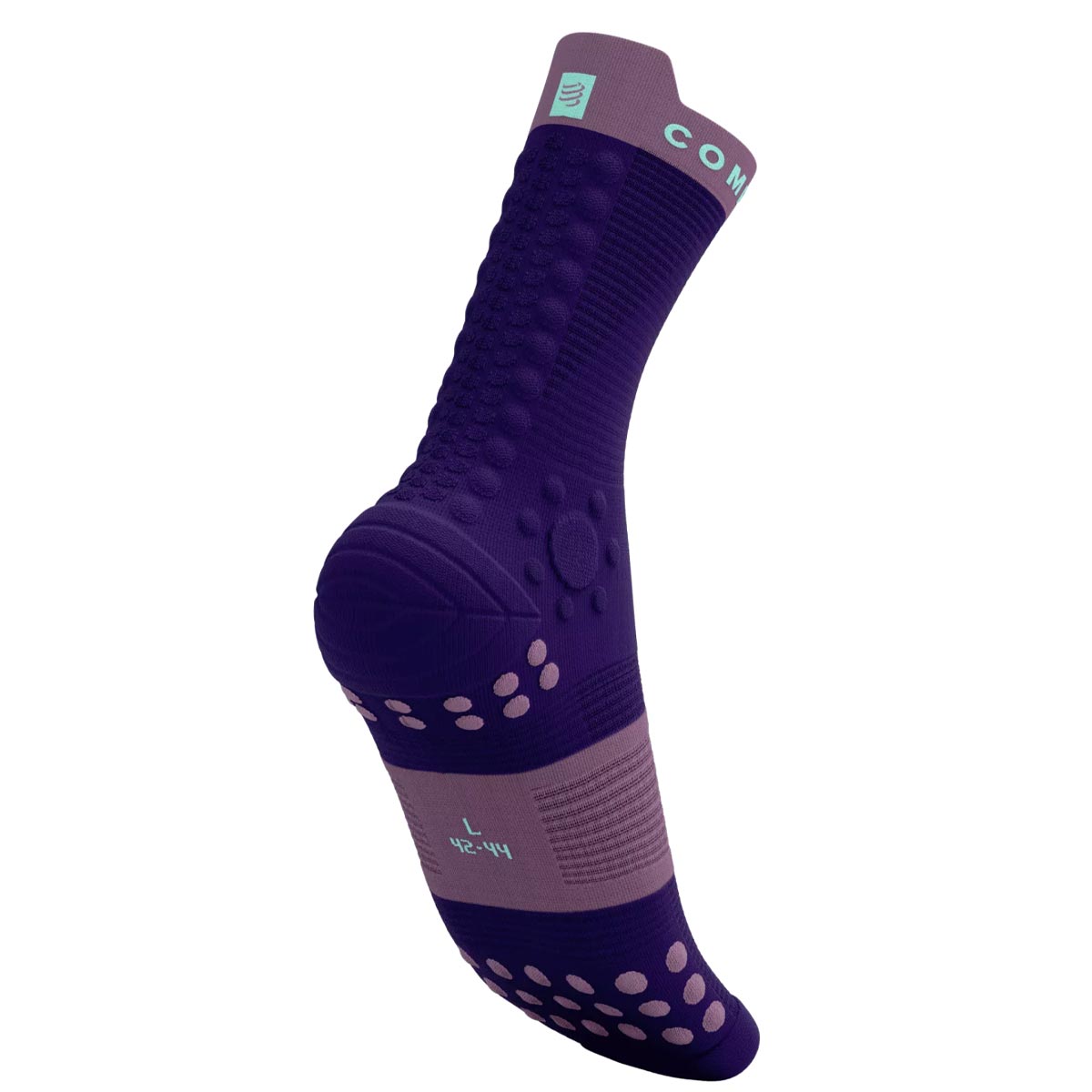 Compressport - Calcetín Pro Racing v4.0 Trail Morado
