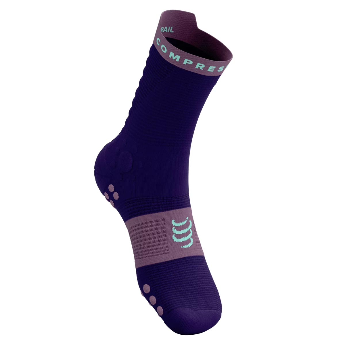 Compressport - Calcetín Pro Racing v4.0 Trail Morado