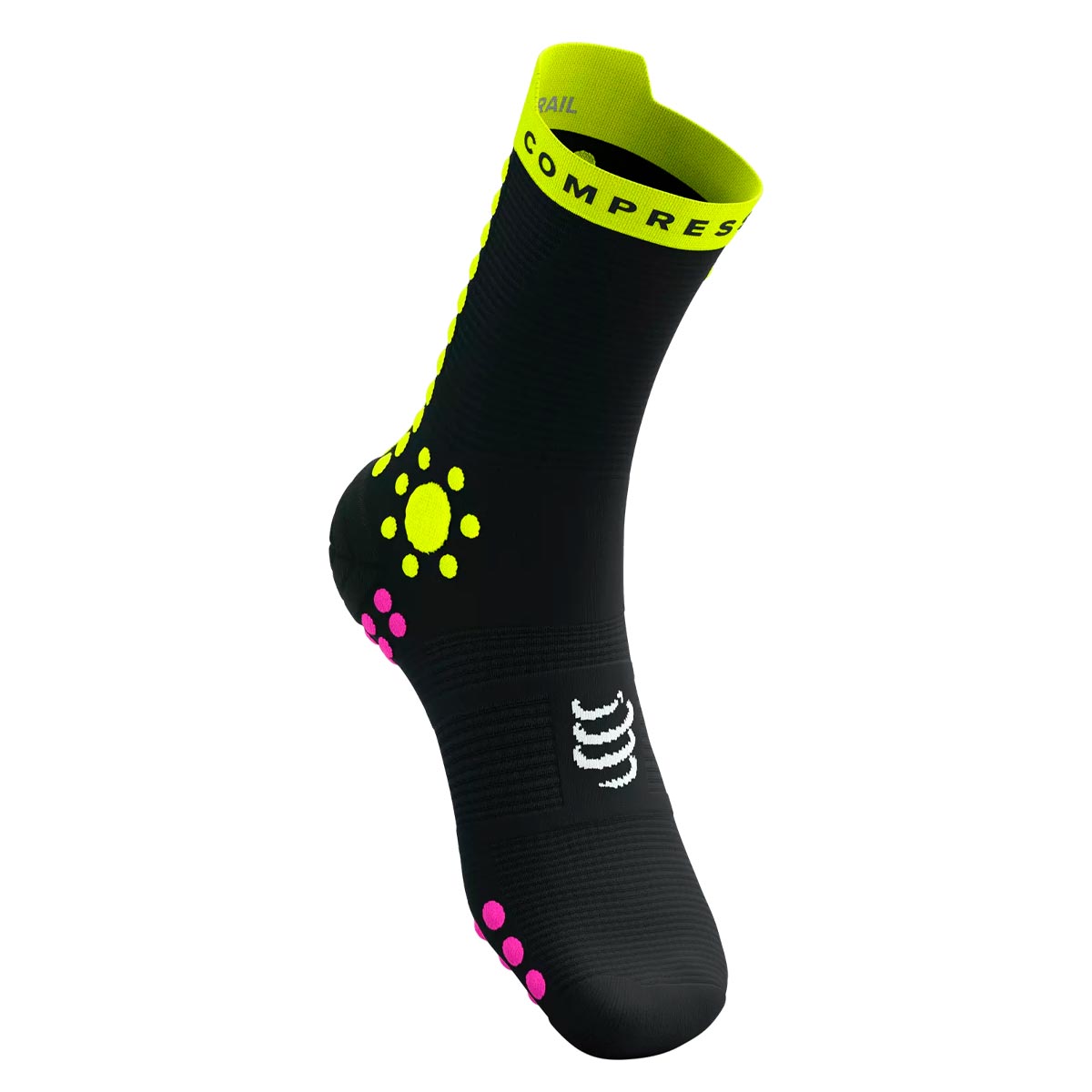 Compressport - Calcetín Pro Racing v4.0 Trail Black