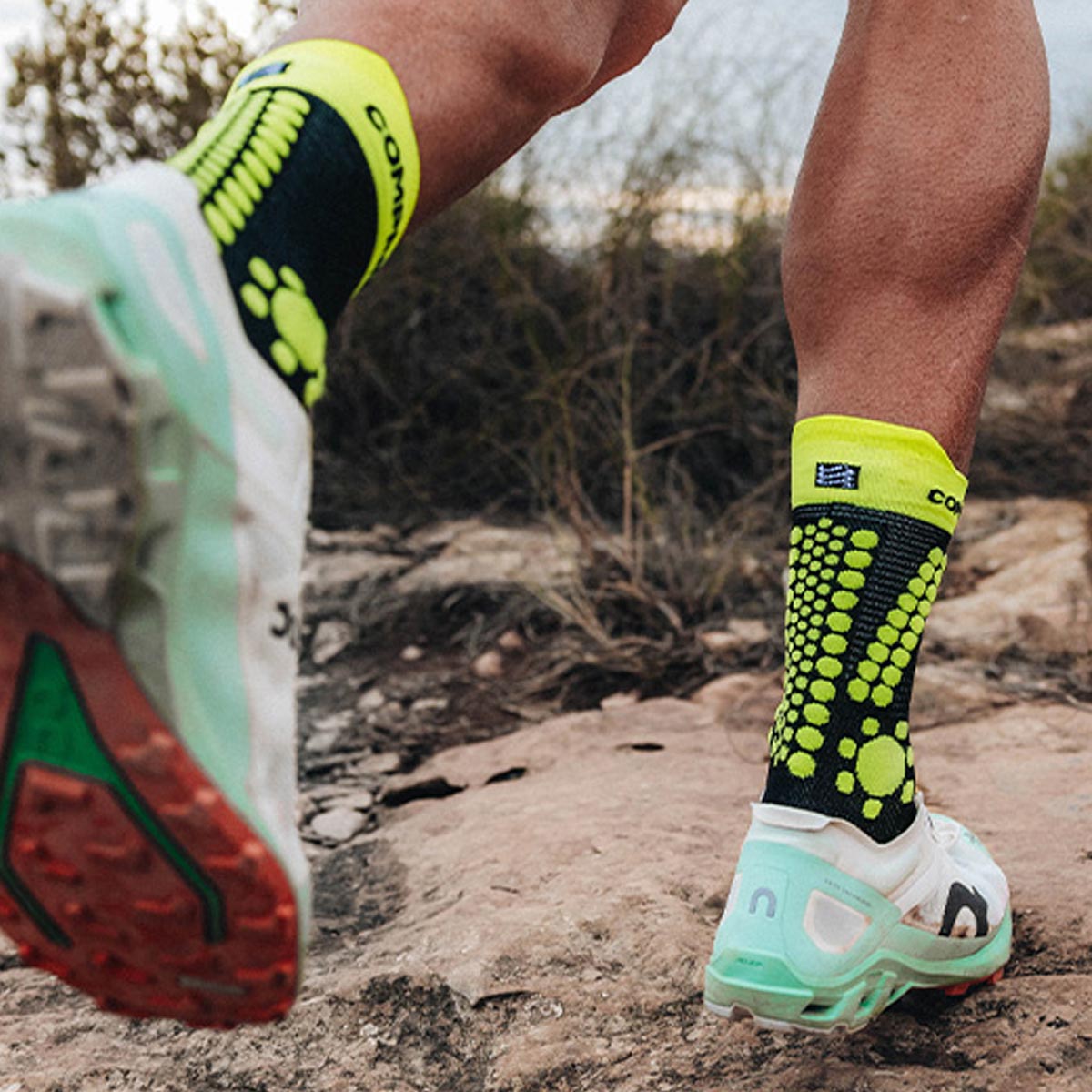 Compressport - Calcetín Pro Racing v4.0 Trail Black