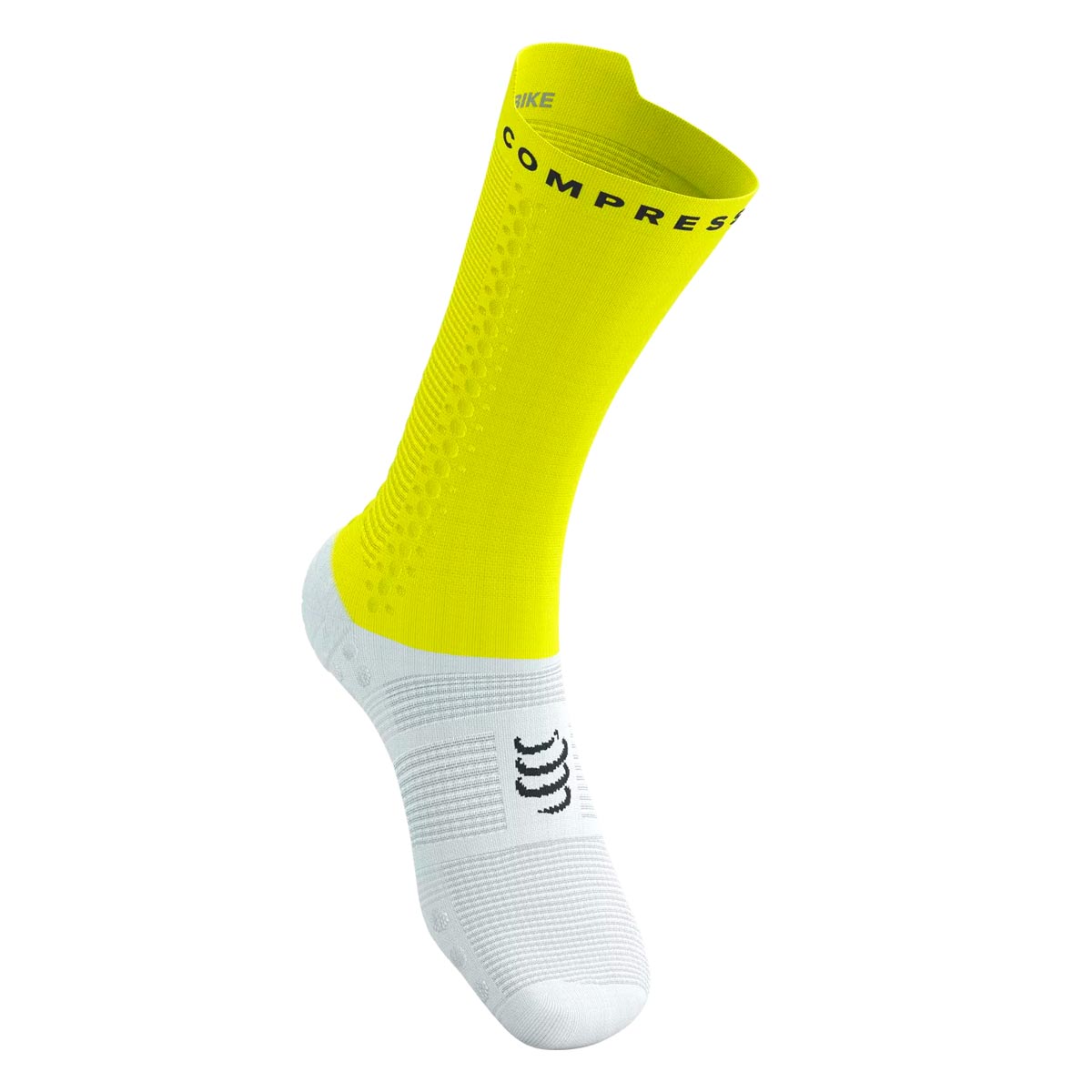 Compressport - Calcetín Pro Racing Socks v4.0 Bike Amarillo