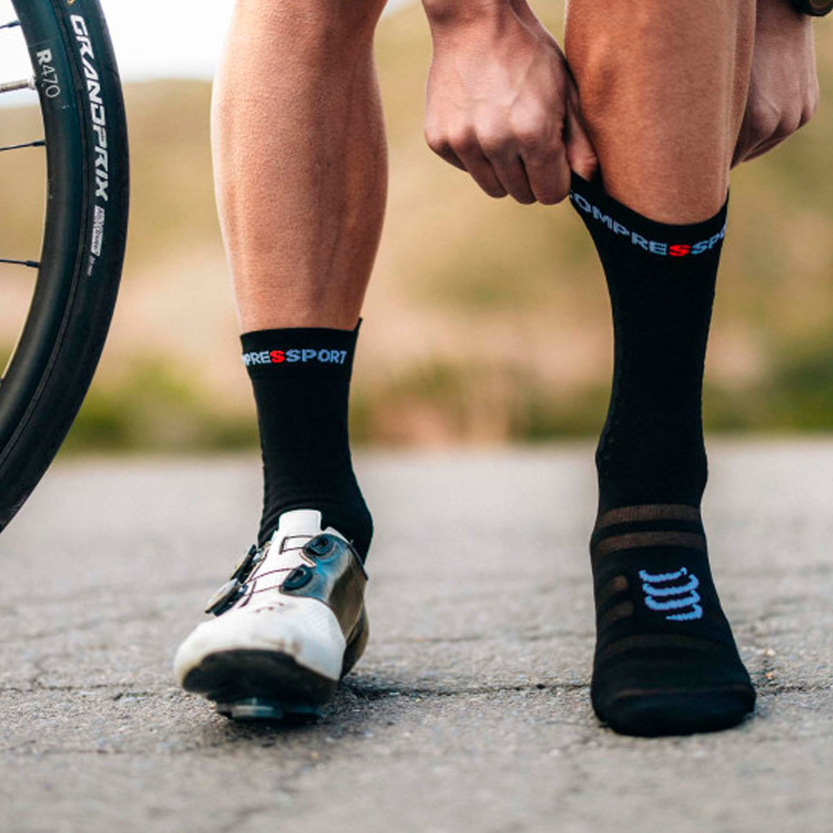 Compressport - Calcetín ProRacing v4.0 Ultralight Bike