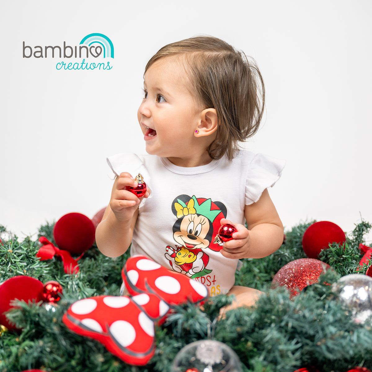 Bambino - Set 3 Piezas Minnie ¡Especial Navidad🎄🎅🏻!