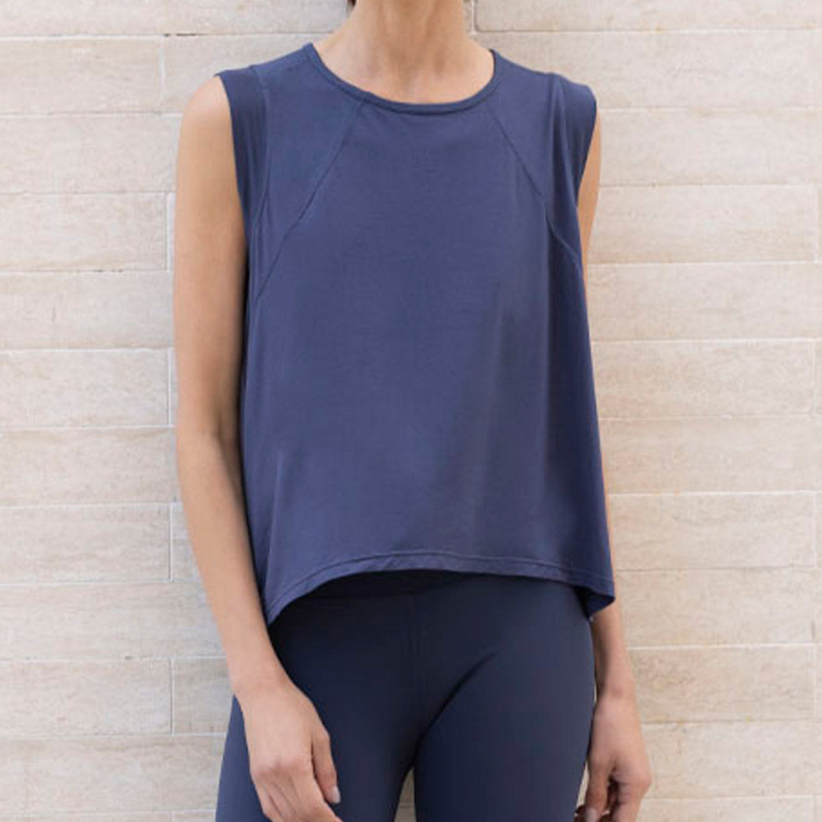 Monarch - Polera Sin Mangas Azul