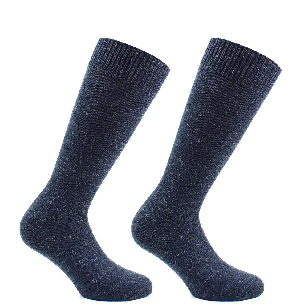 Monarch - 2 Pares Calcetines Fantasía Cashmere Liso